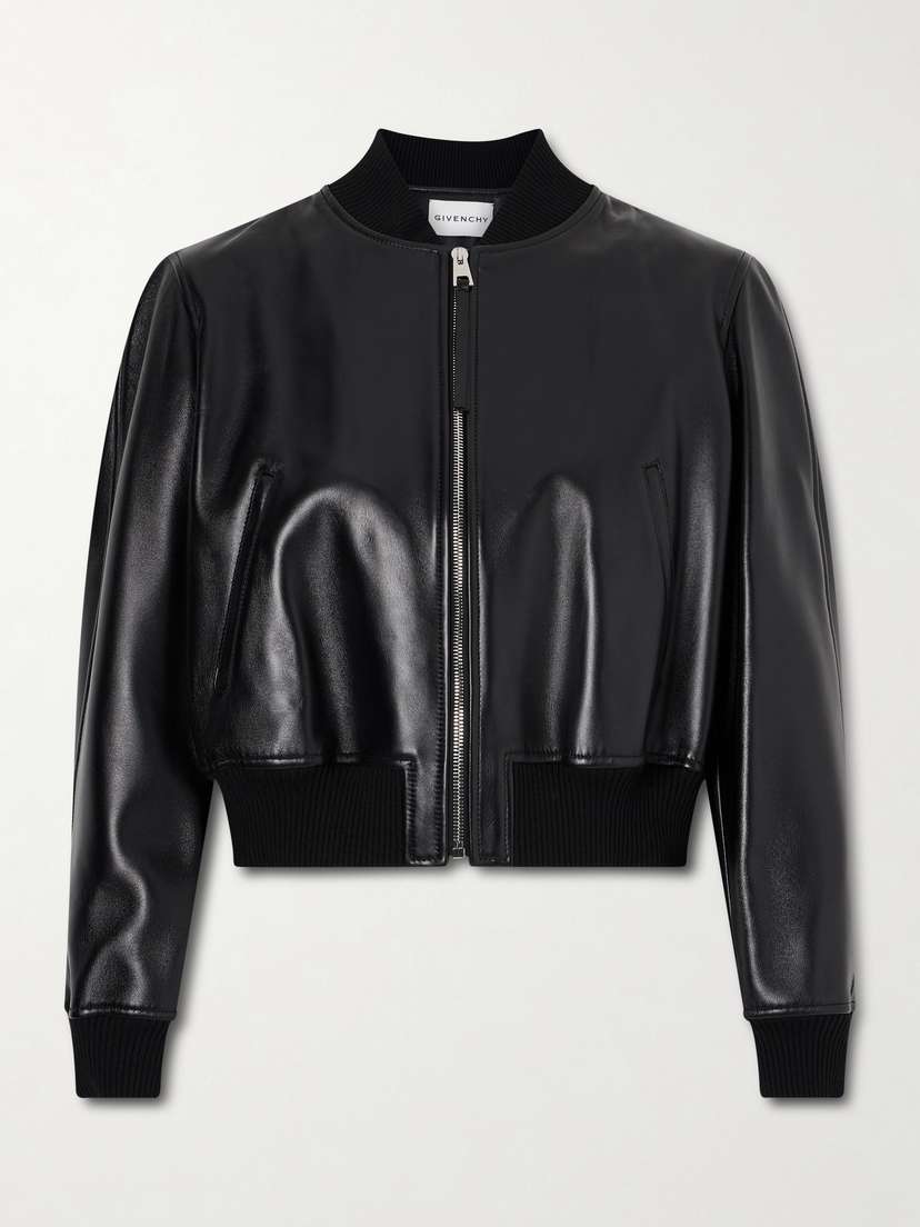 Givenchy Leather Bomber Jacket