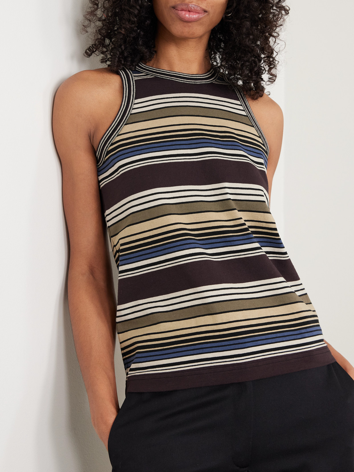 Striped Cotton Tank