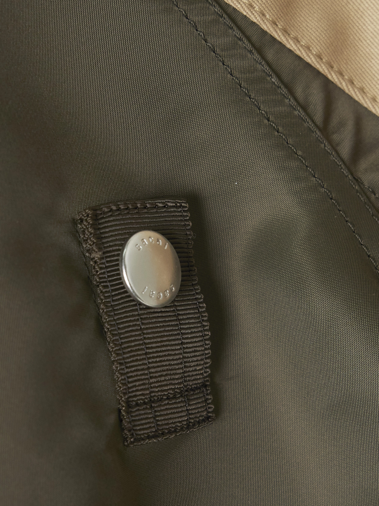 Oversized Cotton-Canvas And Shell Bomber Jacket