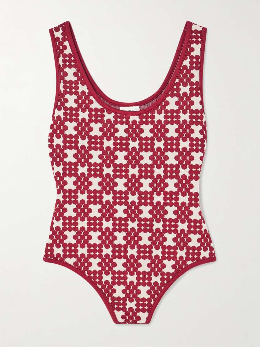 Dries Van Noten Jacquard-knit Bodysuit