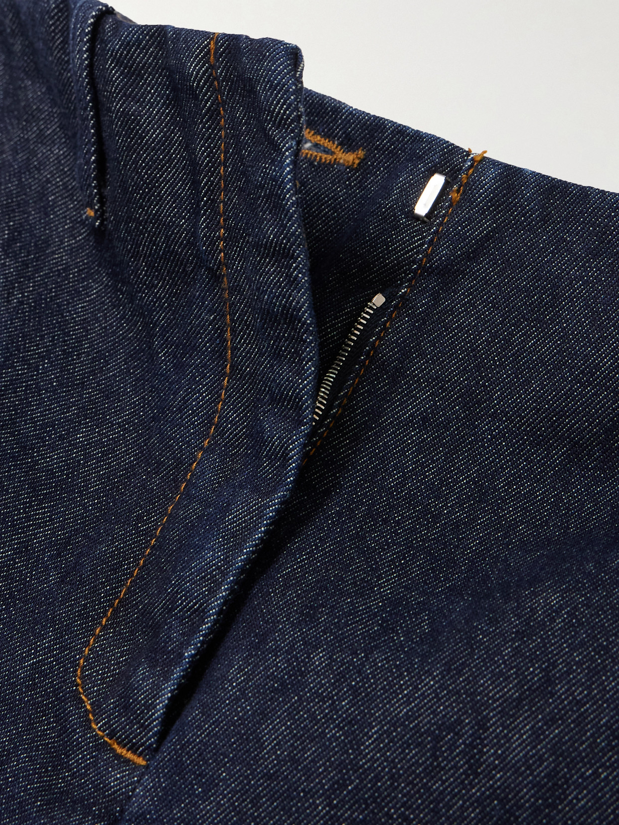 Cropped High-Rise Flared Jeans