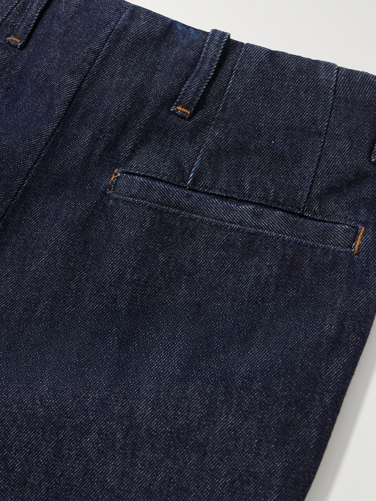 Cropped High-Rise Flared Jeans