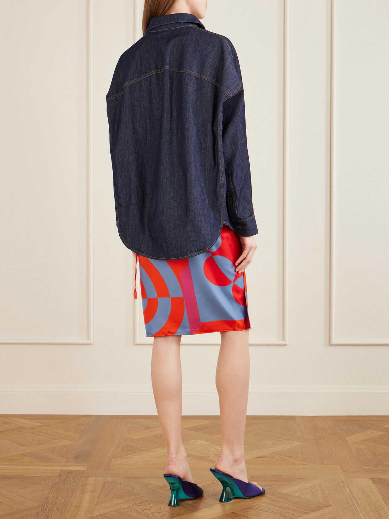 Oversized Denim Shirt