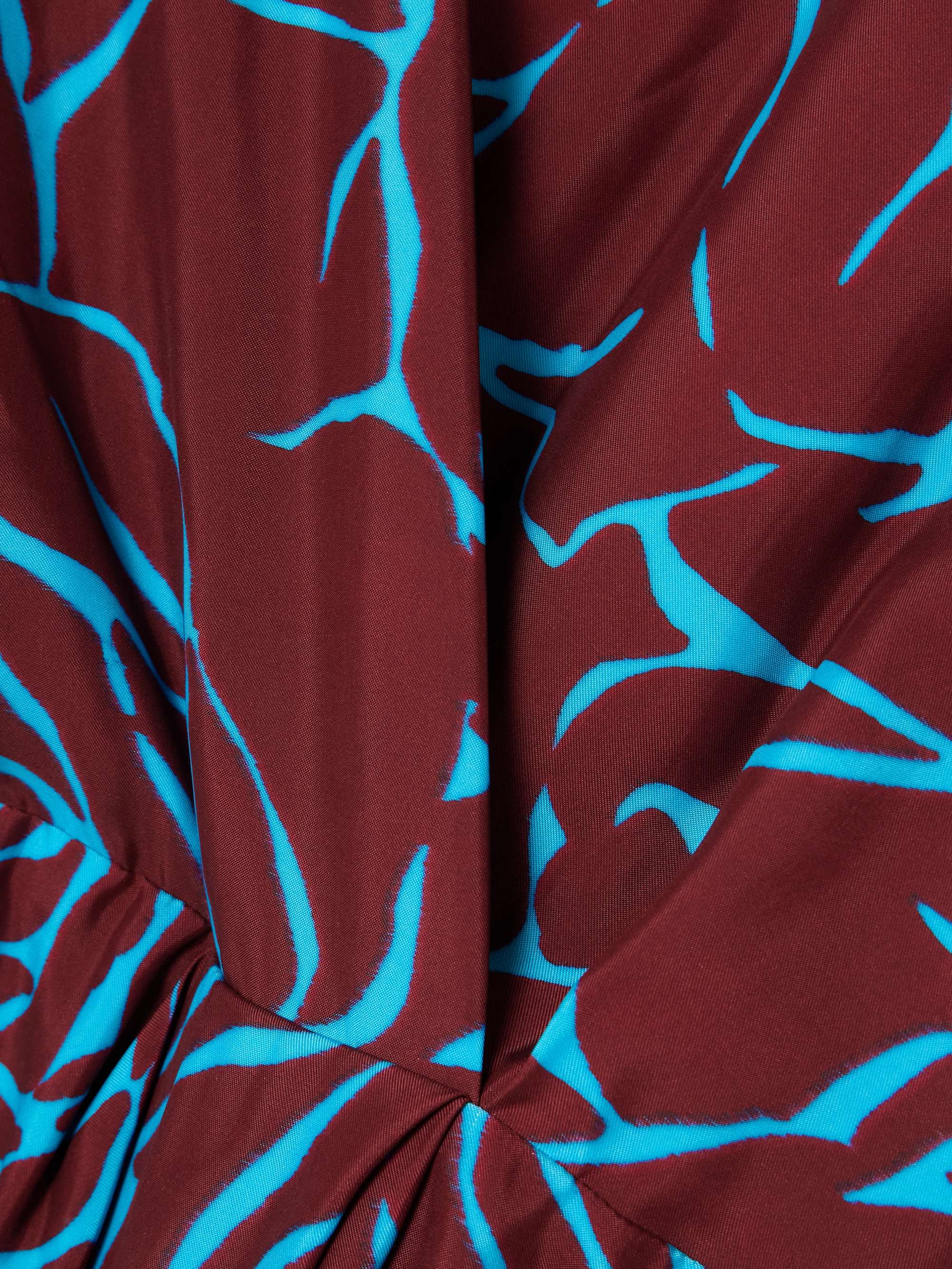 DRIES VAN NOTEN Wrap-effect floral-print satin midi dress | NET-A