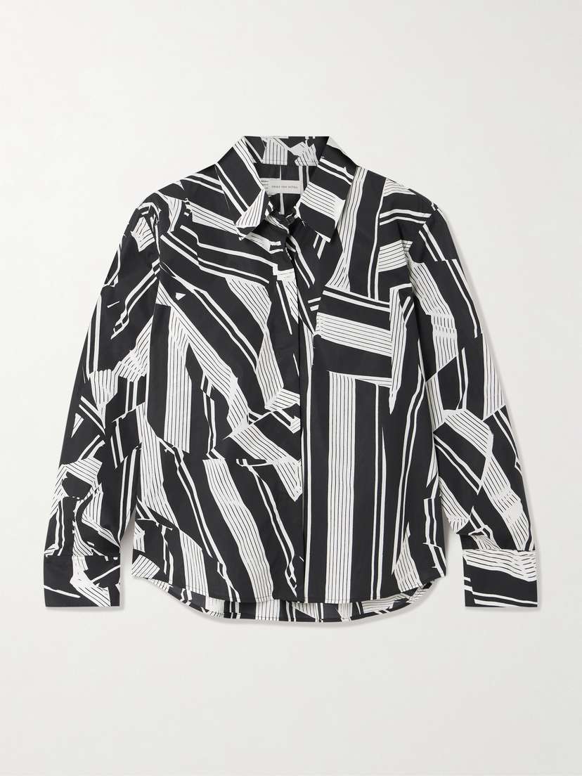 Dries Van Noten Printed Cotton-poplin Shirt