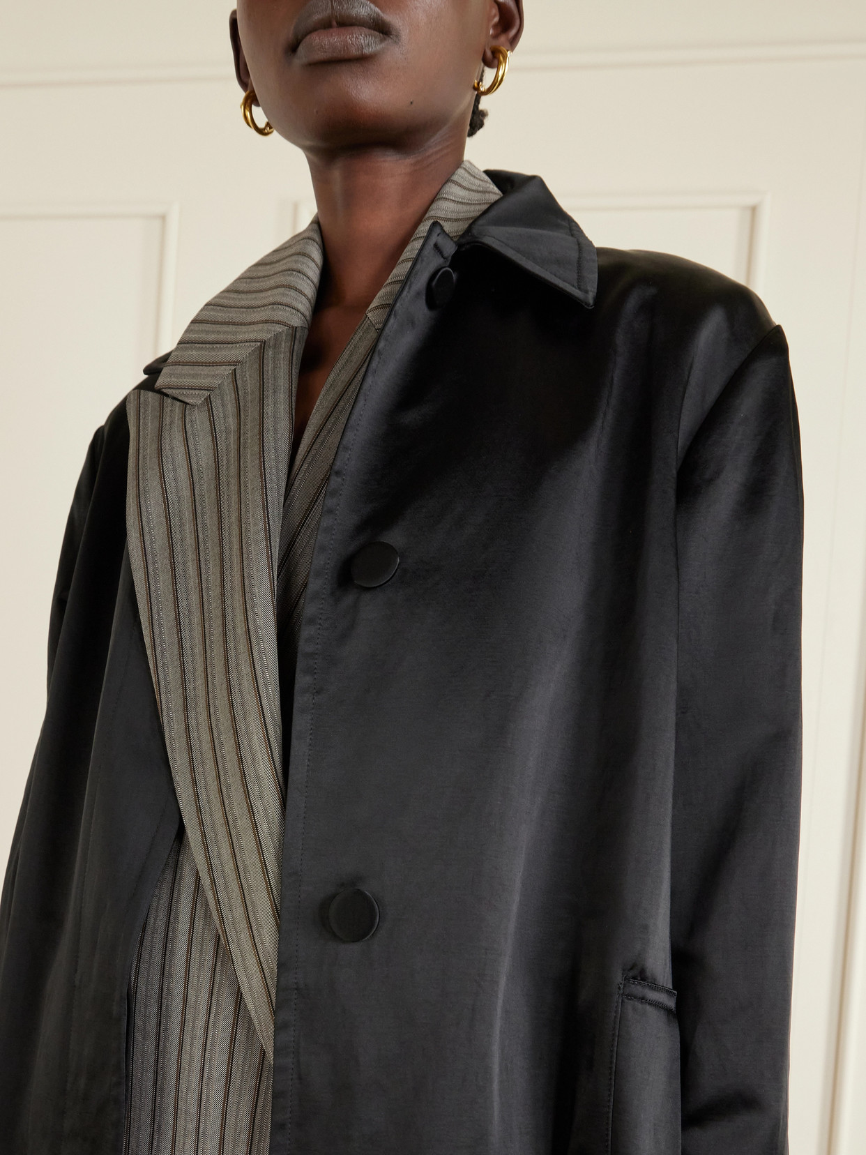 Cotton-Blend Coat