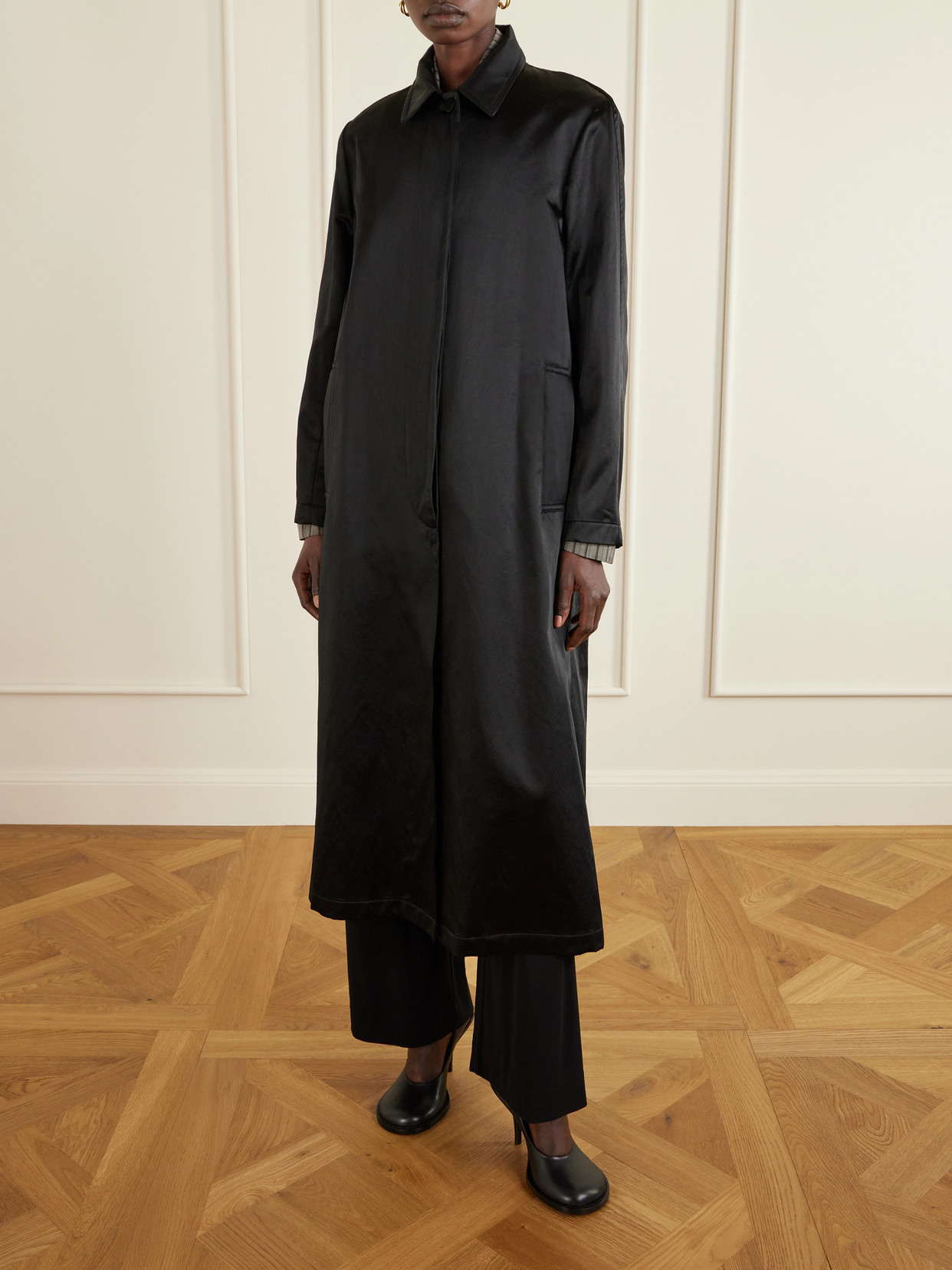 Cotton-Blend Coat