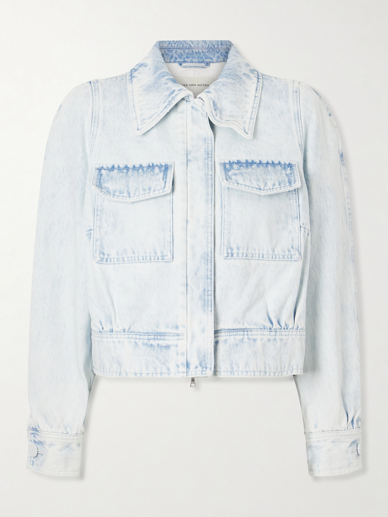Dries Van Noten - Cropped Denim Jacket - Light denim