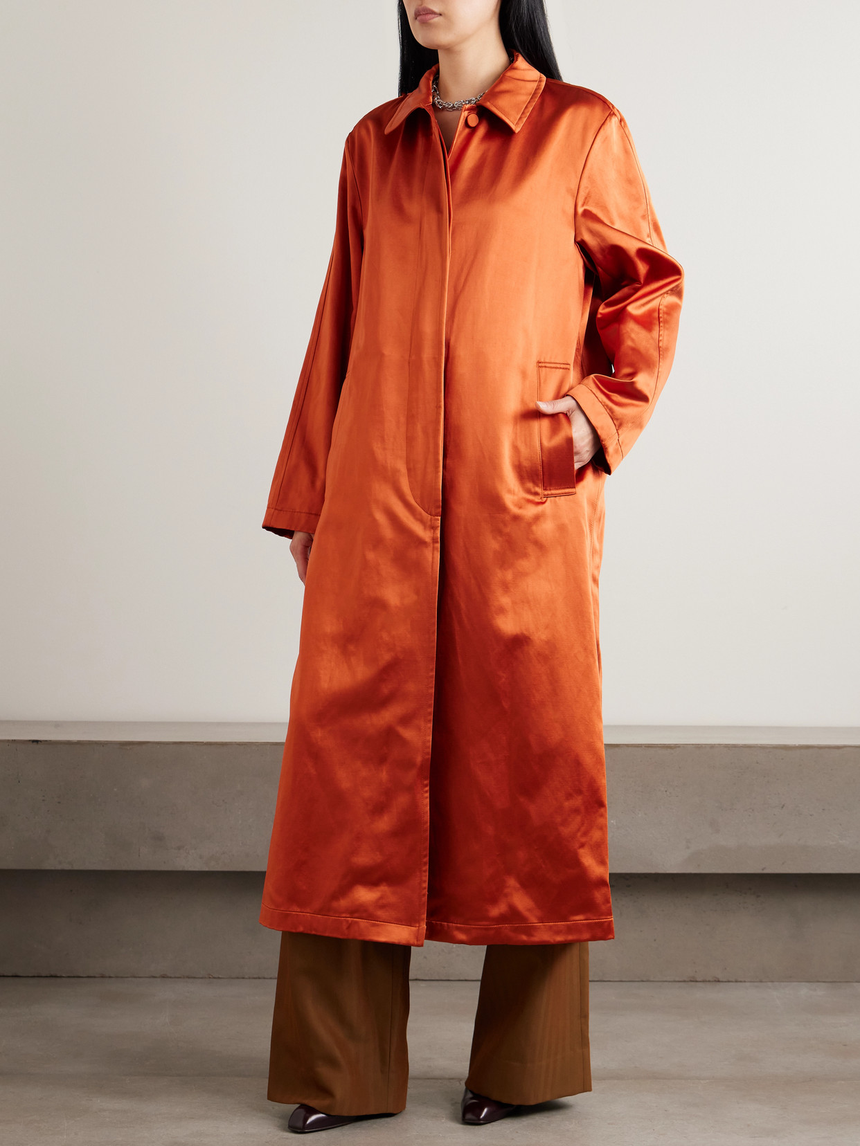 Cotton-Blend Coat
