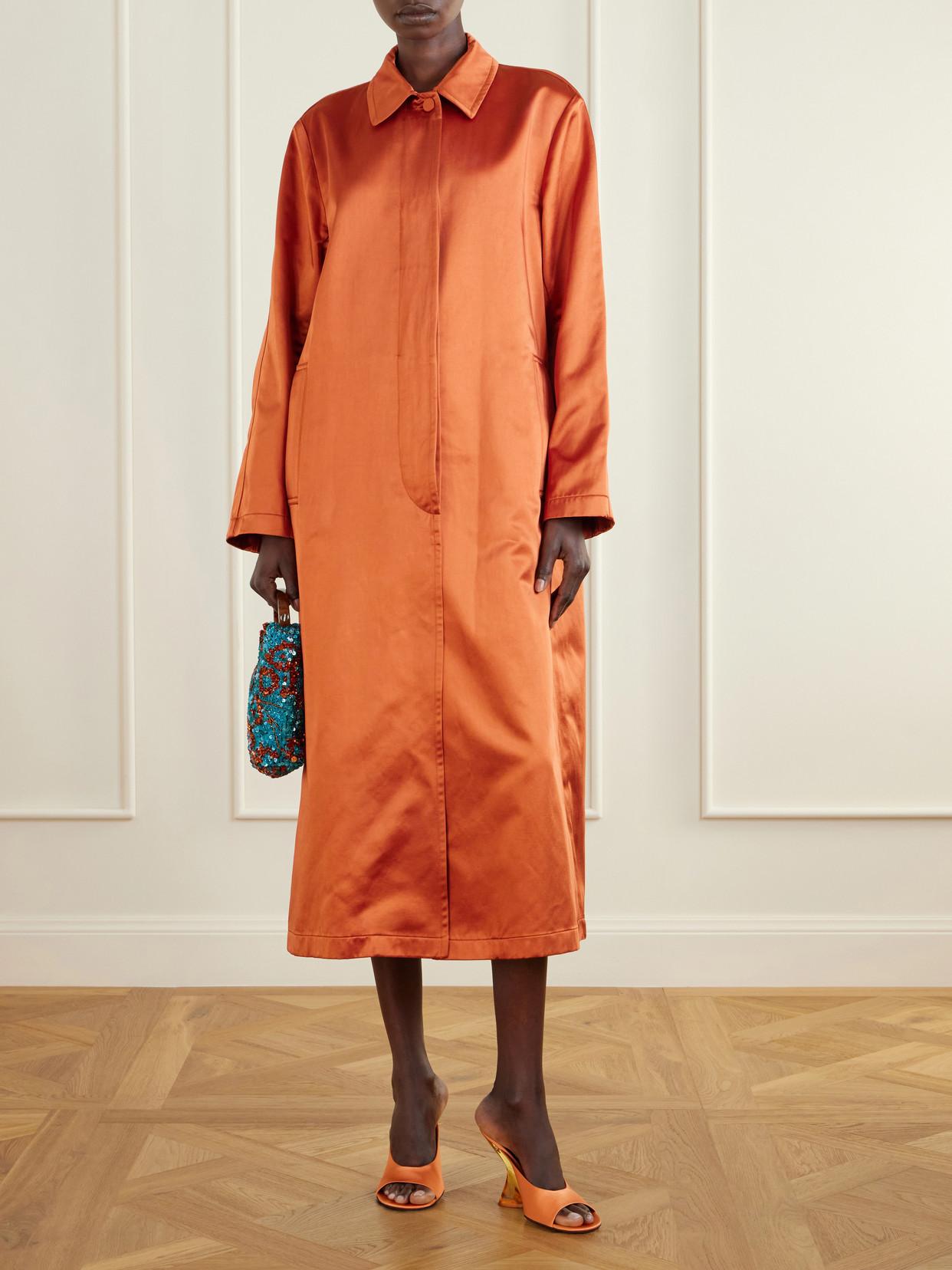 Cotton-Blend Coat