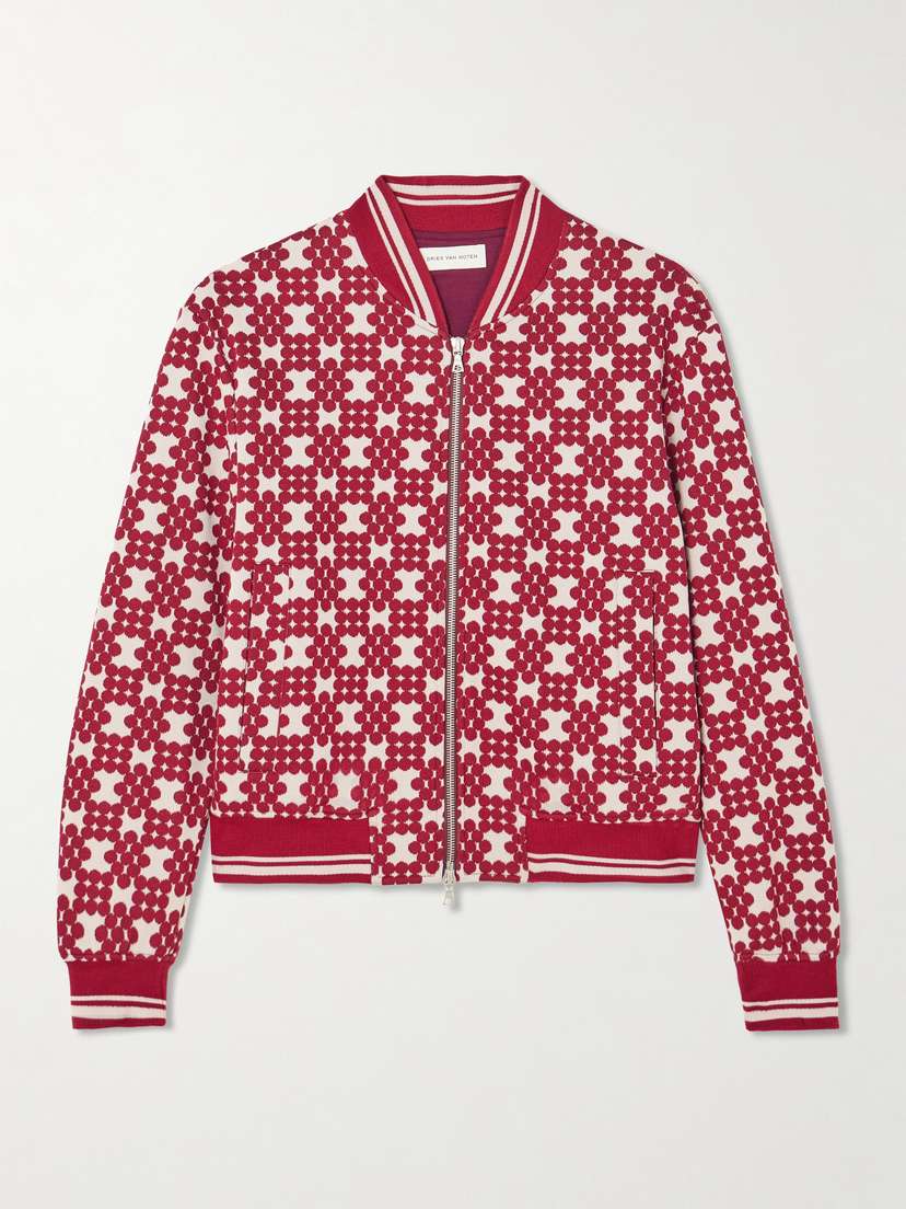 Dries Van Noten Jacquard-knit Track Jacket