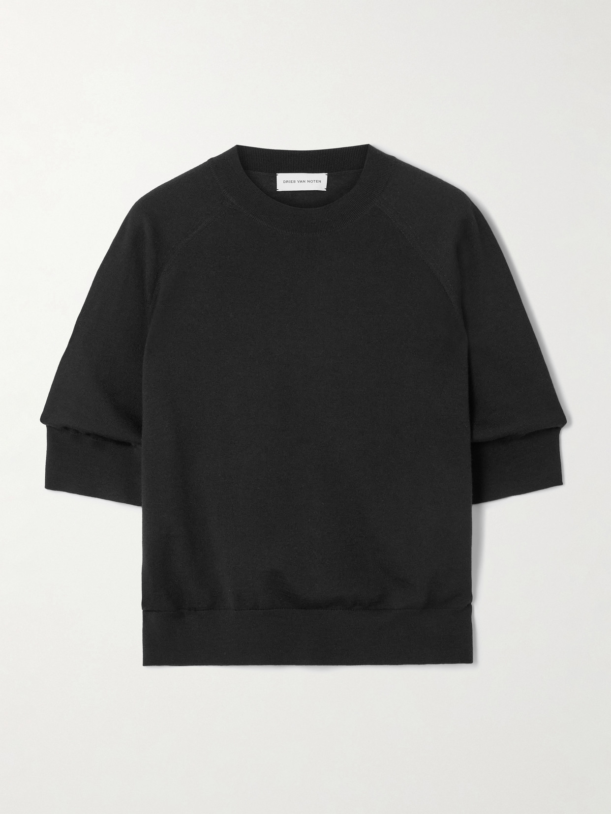 Dries Van Noten Wool Sweater In Black
