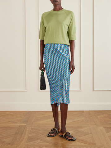 Dries Van Noten - Devoré-velvet maxi skirt | Plush