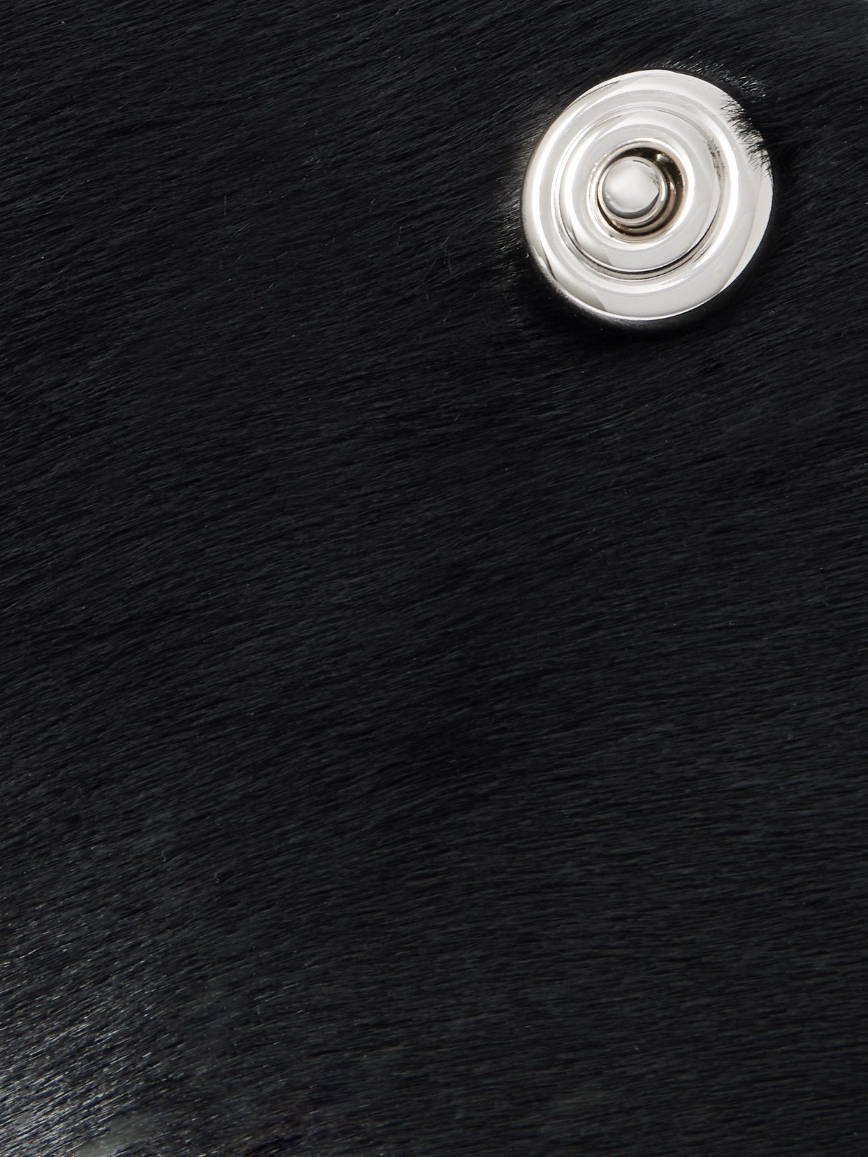 Liffner Calf-hair Clutch In Black