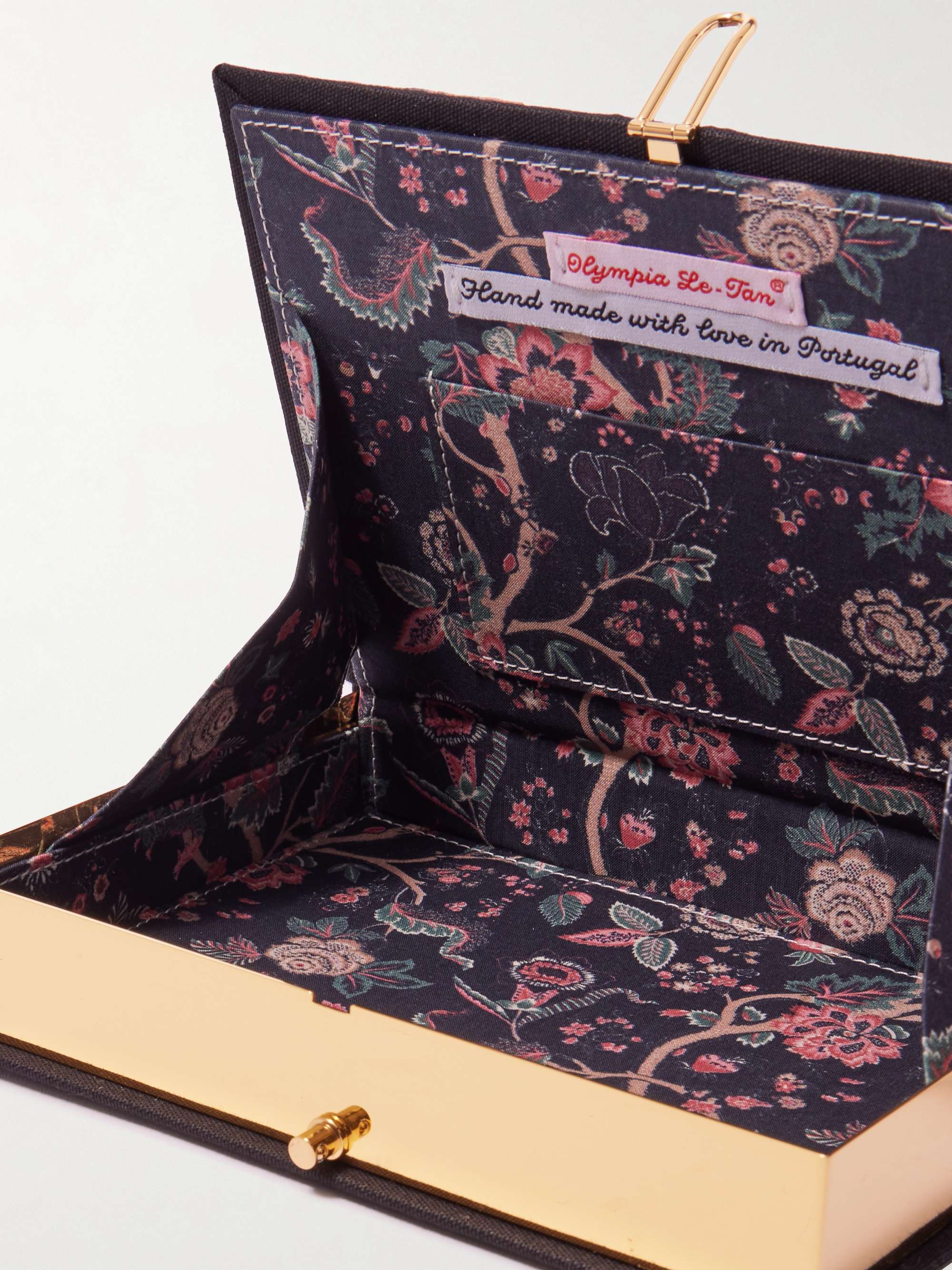 OLYMPIA LE-TAN NYC embroidered appliquéd cotton, wool and silk