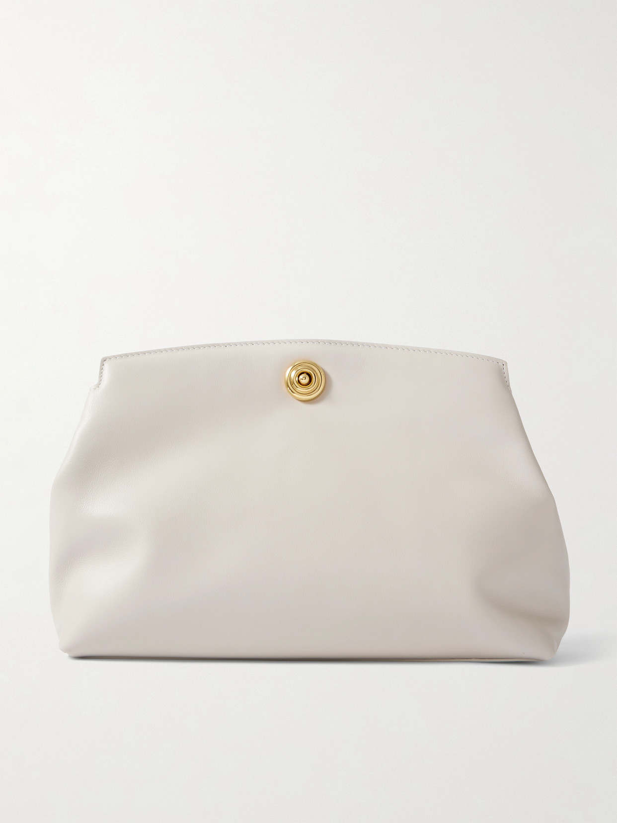 Liffner Leather Clutch In White