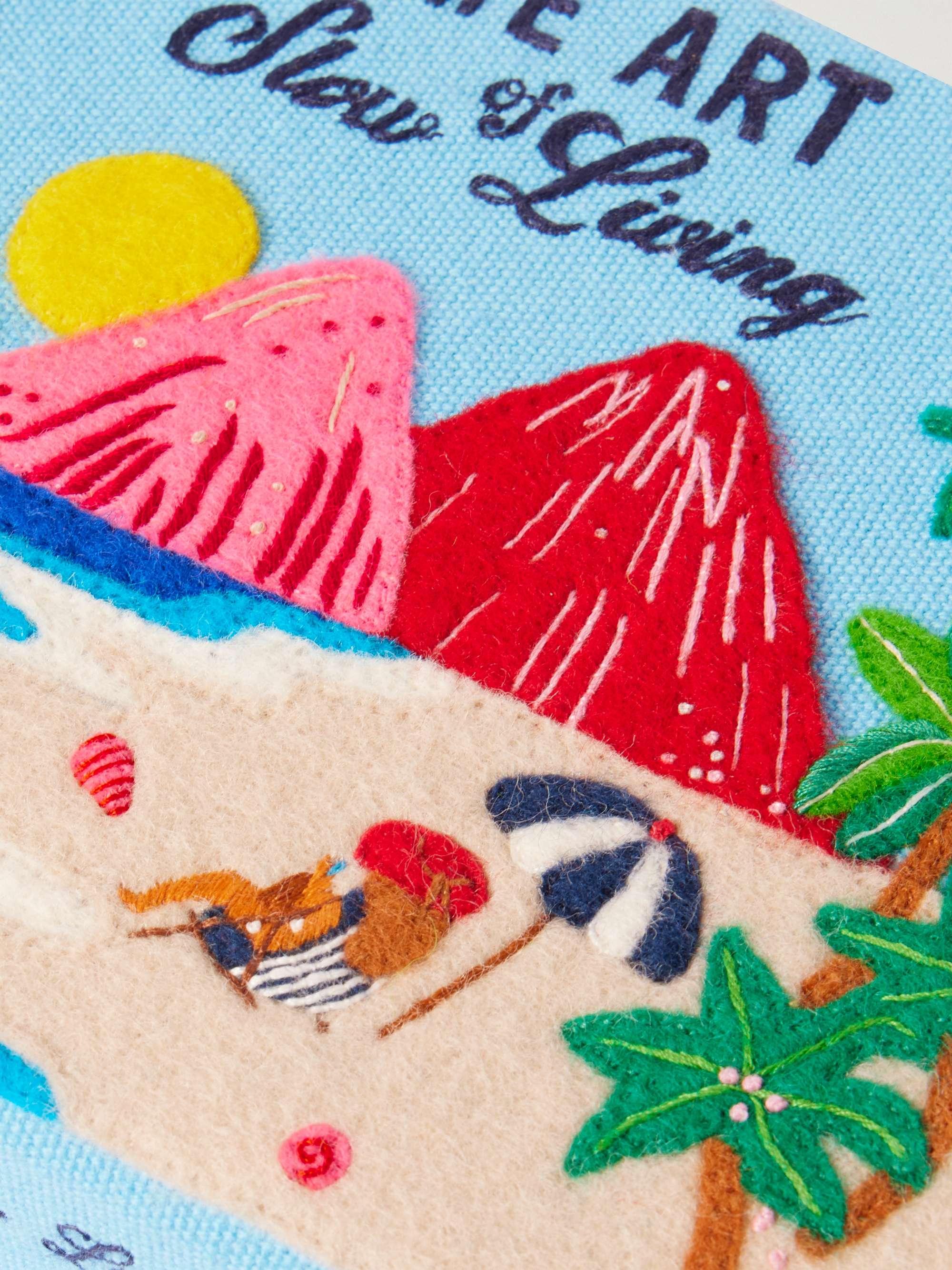 OLYMPIA LE-TAN + Mlle Mouns The Art of Slow Living embroidered