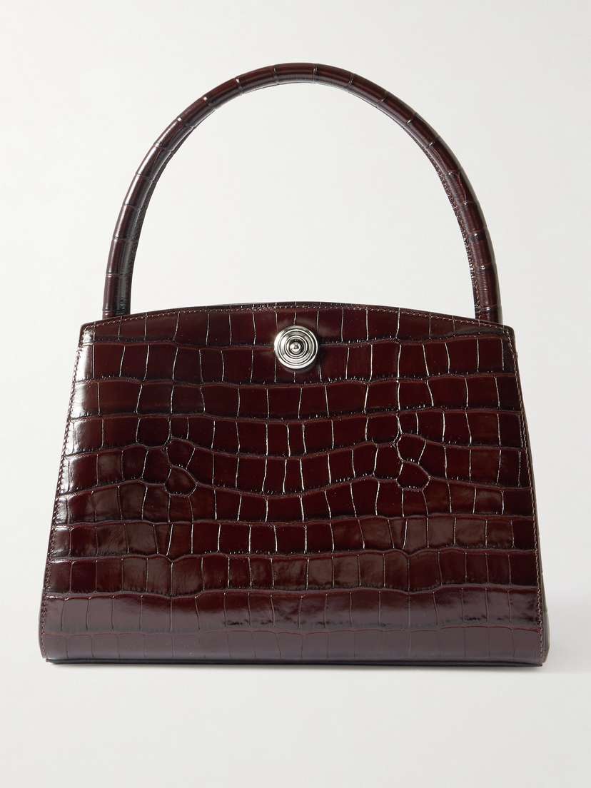 Liffner Pushlock Lady Croc-effect Leather Shoulder Bag