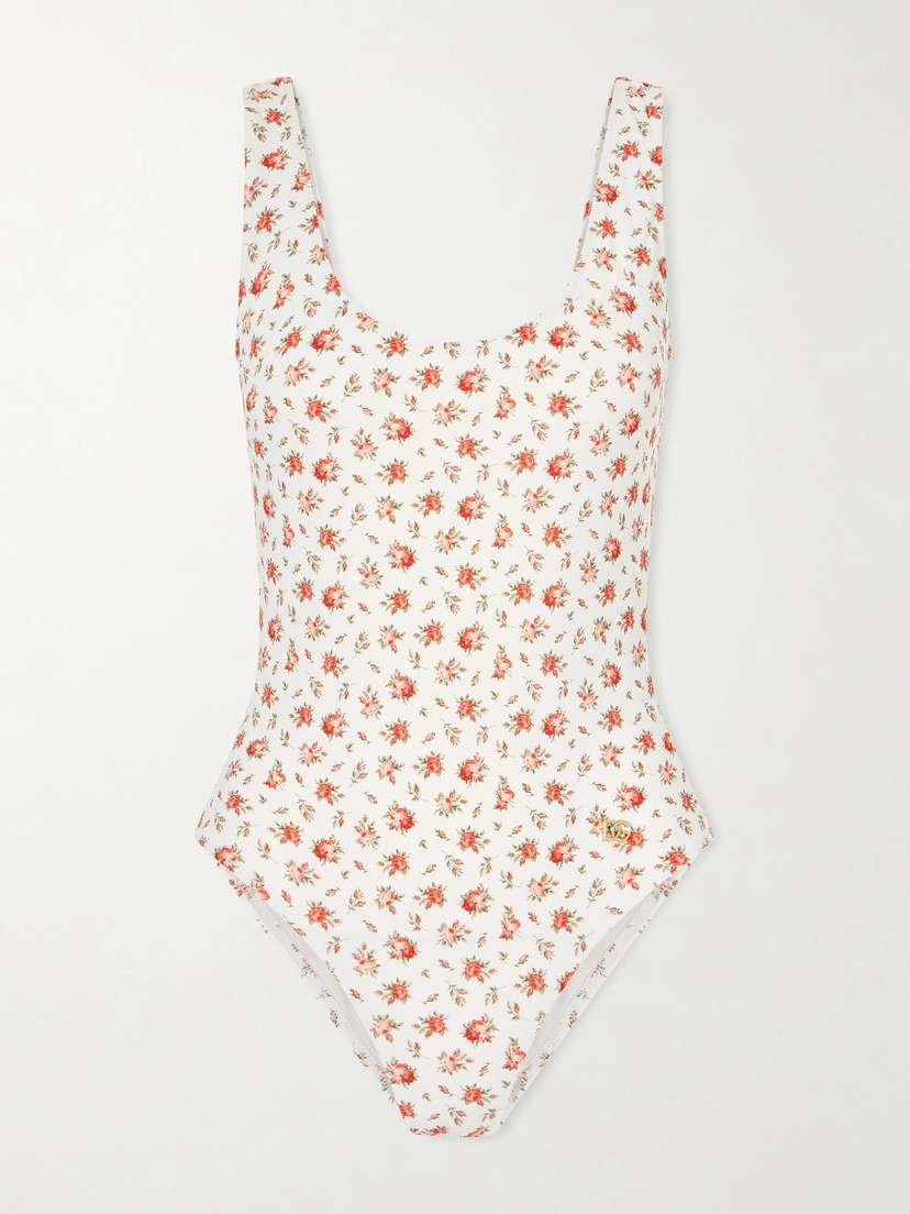 Dolce & Gabbana Floral-print Swimsuit