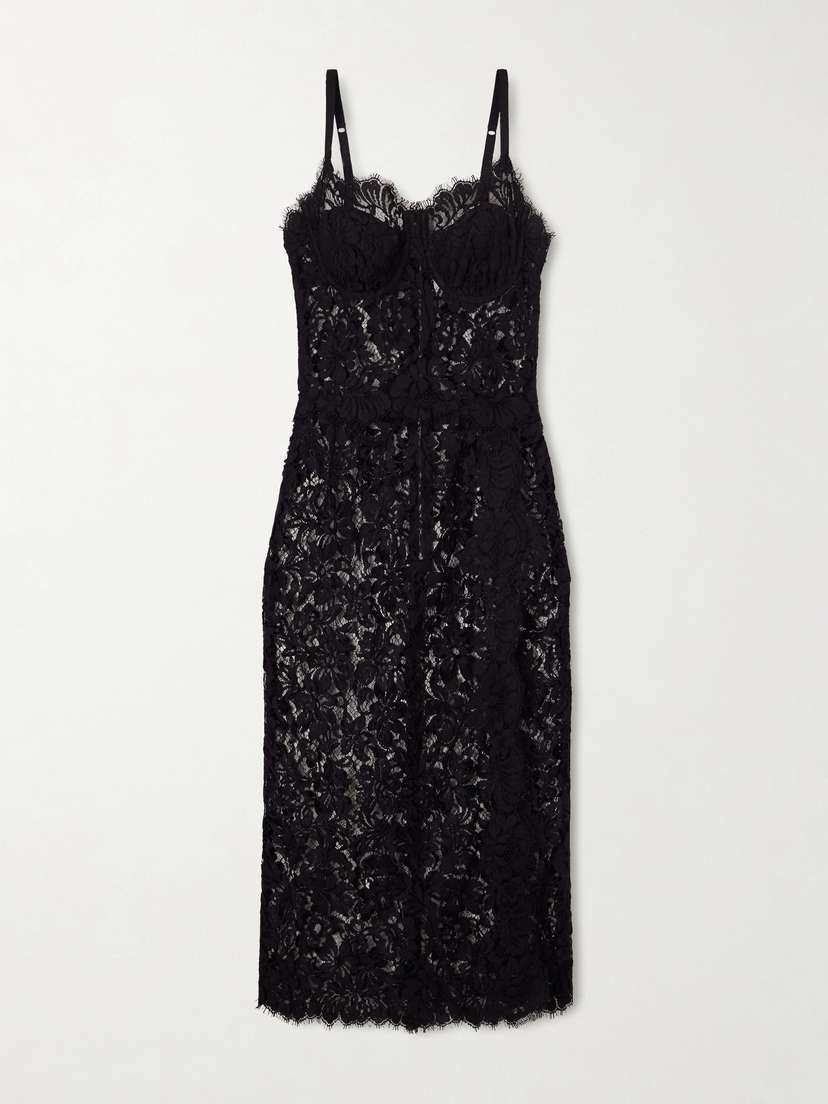 Dolce & Gabbana Lace Midi Dress
