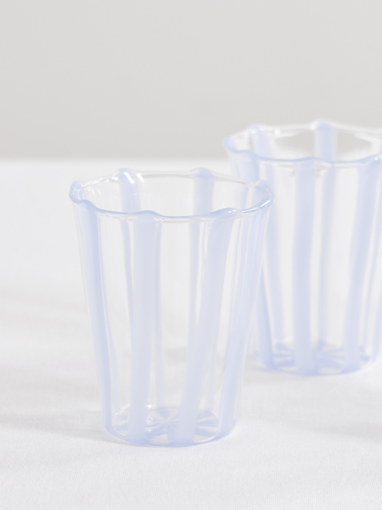 Sophie Lou Jacobsen Le Verre Bonbon Set Of Four Glasses In Blue