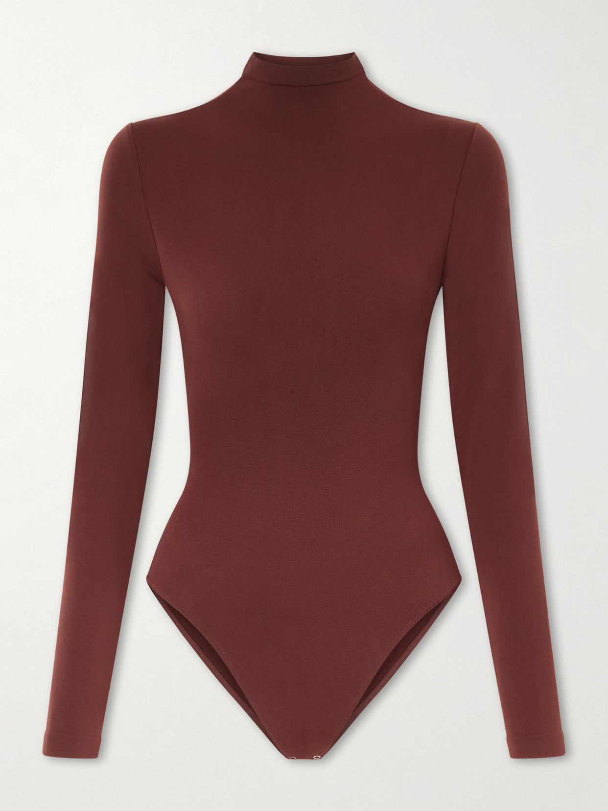 Wolford Stretch-jersey Bodysuit In Burgundy