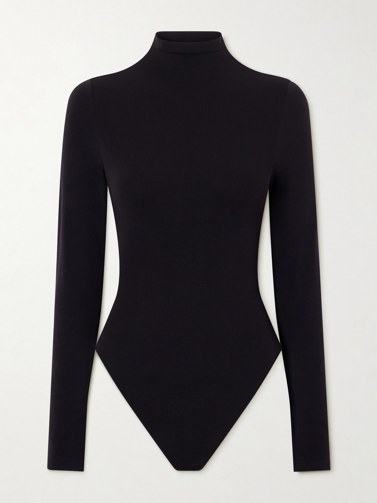Wolford Stretch-jersey Bodysuit In Black