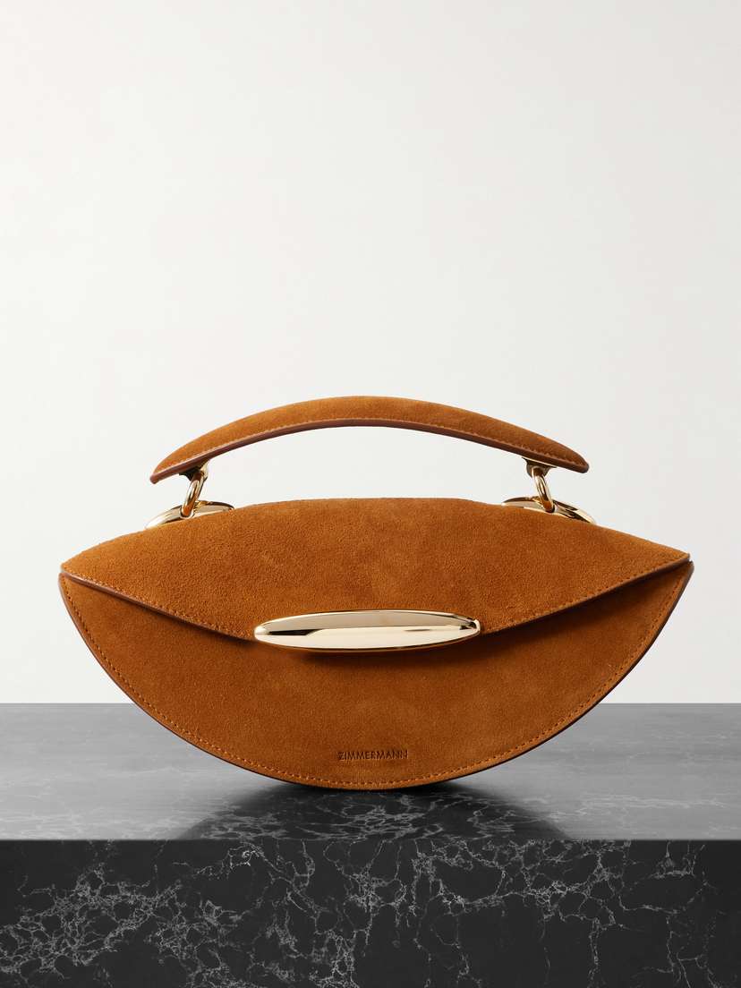 Zimmermann Wavelength Suede Shoulder Bag