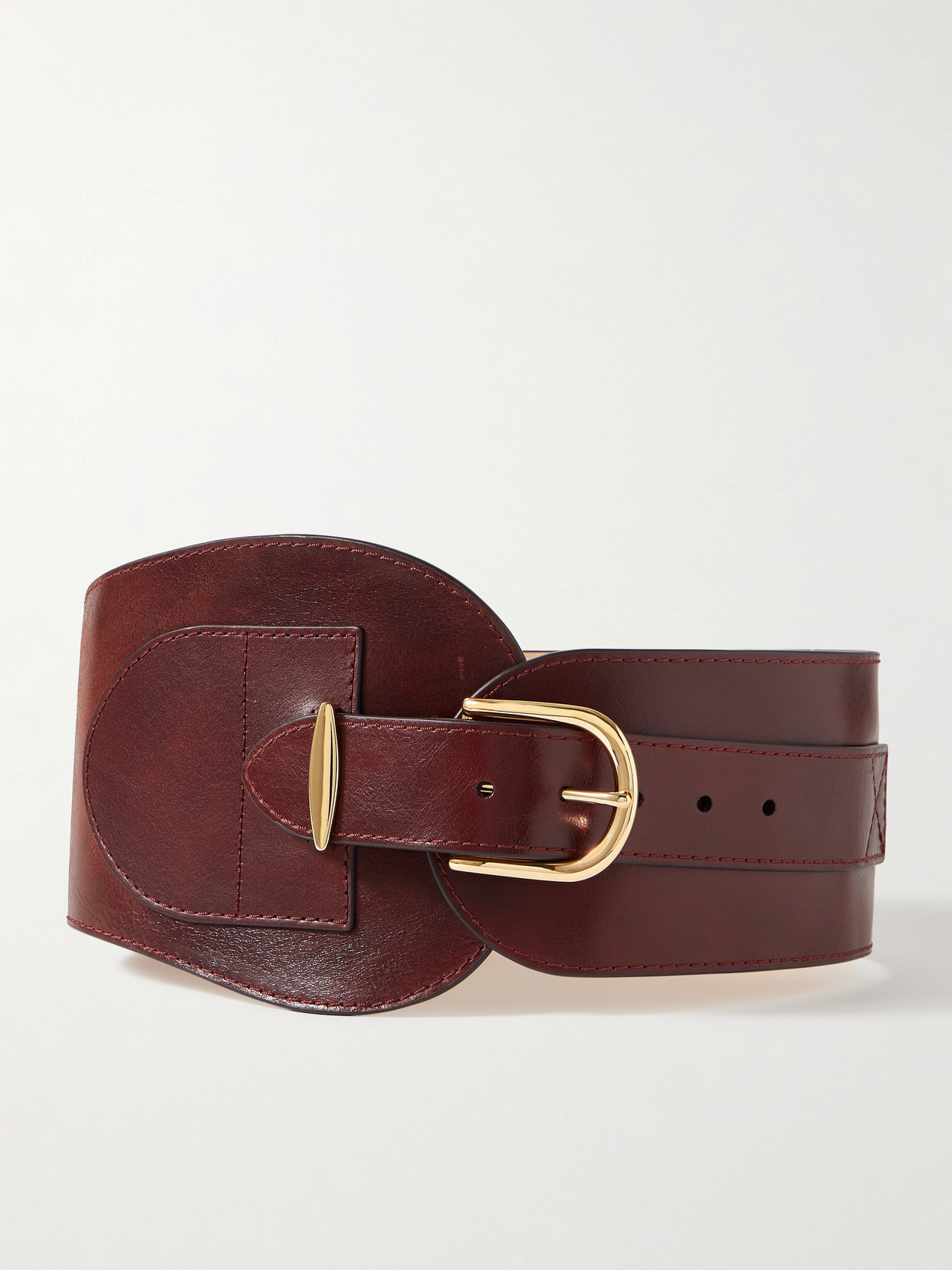 Zimmermann Helix Leather Belt In Brown