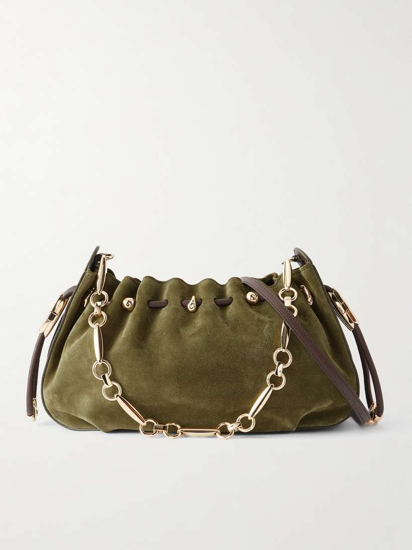 Zimmermann Halcyon Suede Shoulder Bag