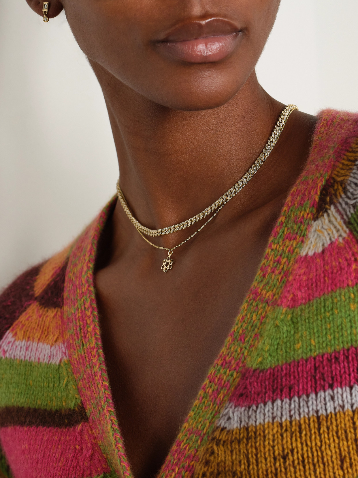 Sydney Evan Cosmos 14-karat Gold Diamond Necklace In Gold