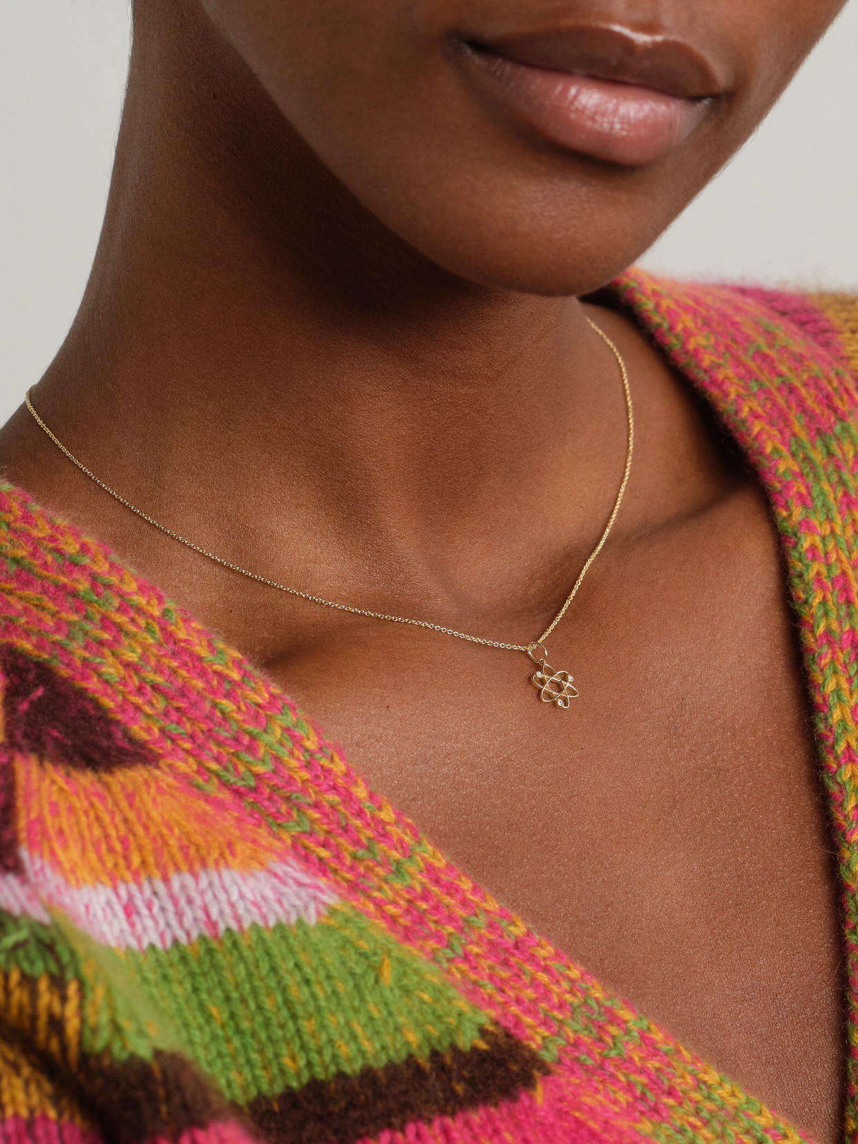 Sydney Evan Cosmos 14-karat Gold Diamond Necklace In Gold