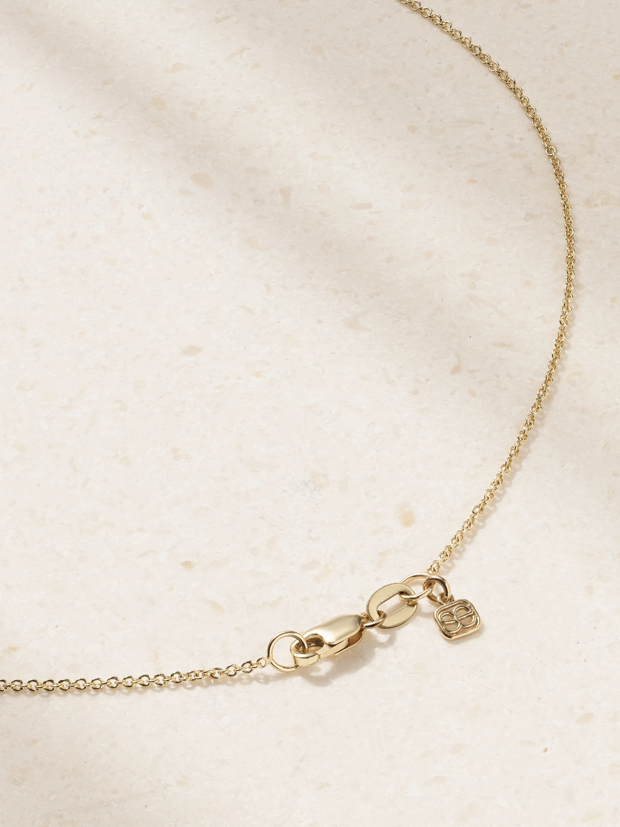 Sydney Evan Half Heart 14-karat Gold Diamond Necklace In Gold