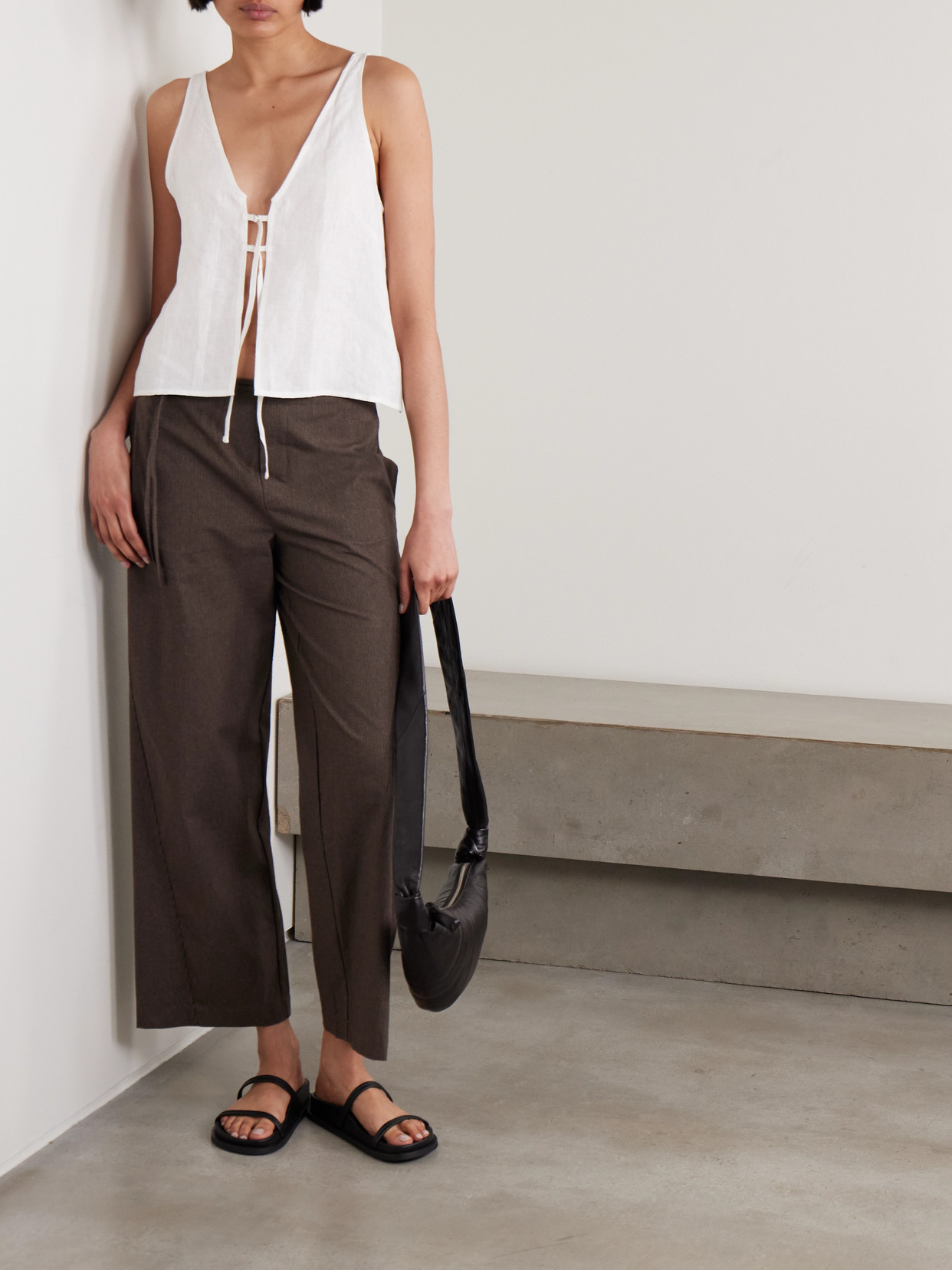 Two Part Tie-Detailed Top
