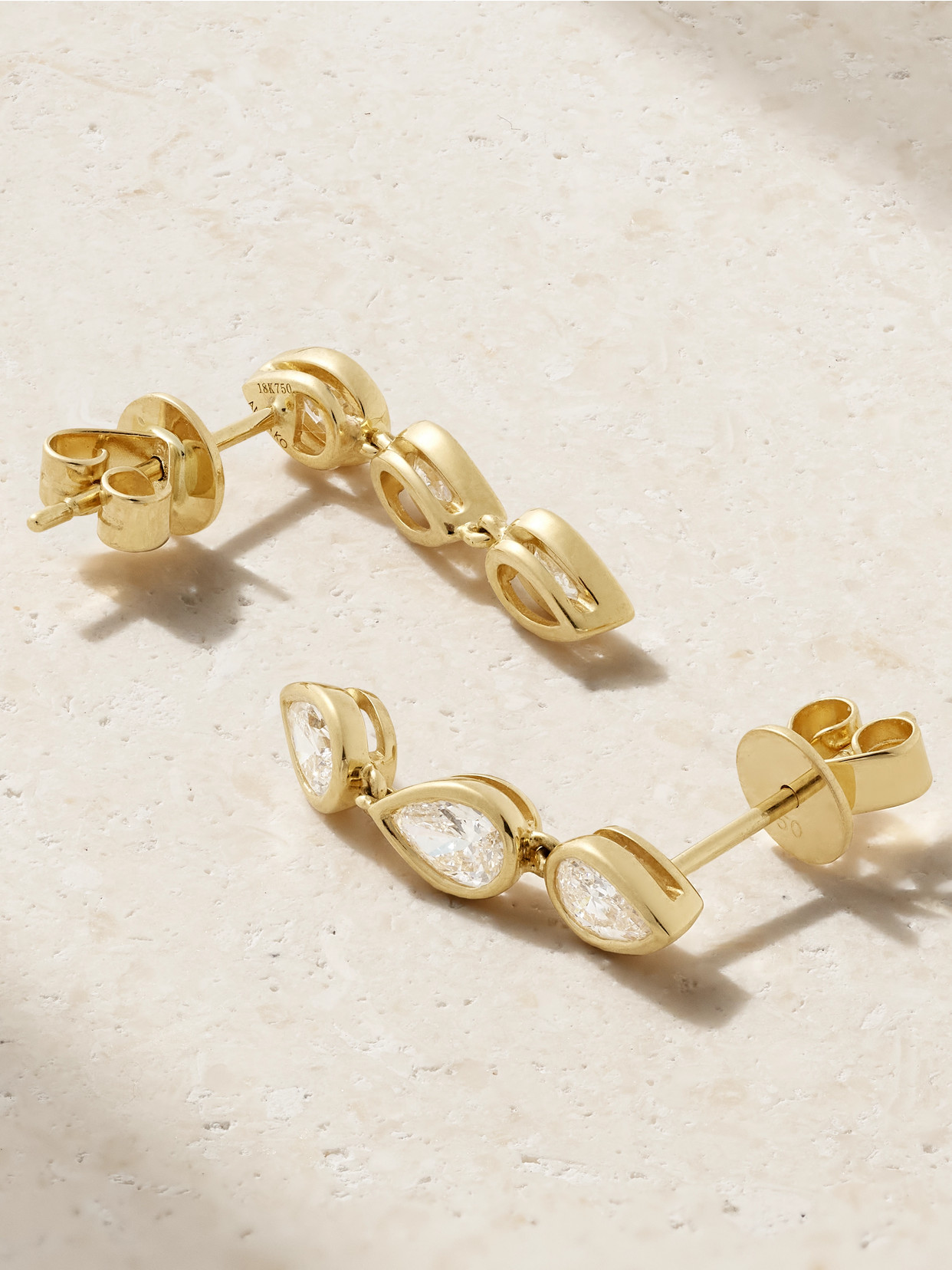 Anita Ko Elodie 18-karat Gold Diamond Earrings In Gold
