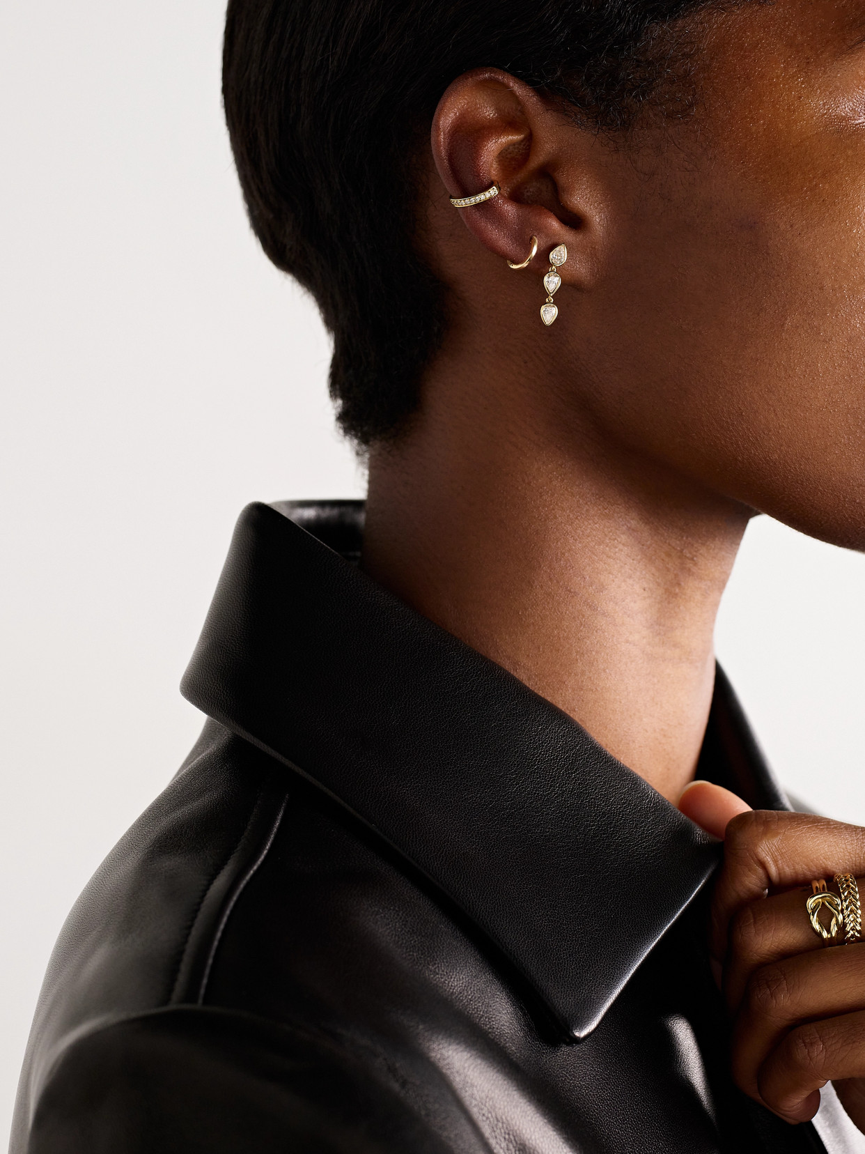Anita Ko Elodie 18-karat Gold Diamond Earrings In Gold
