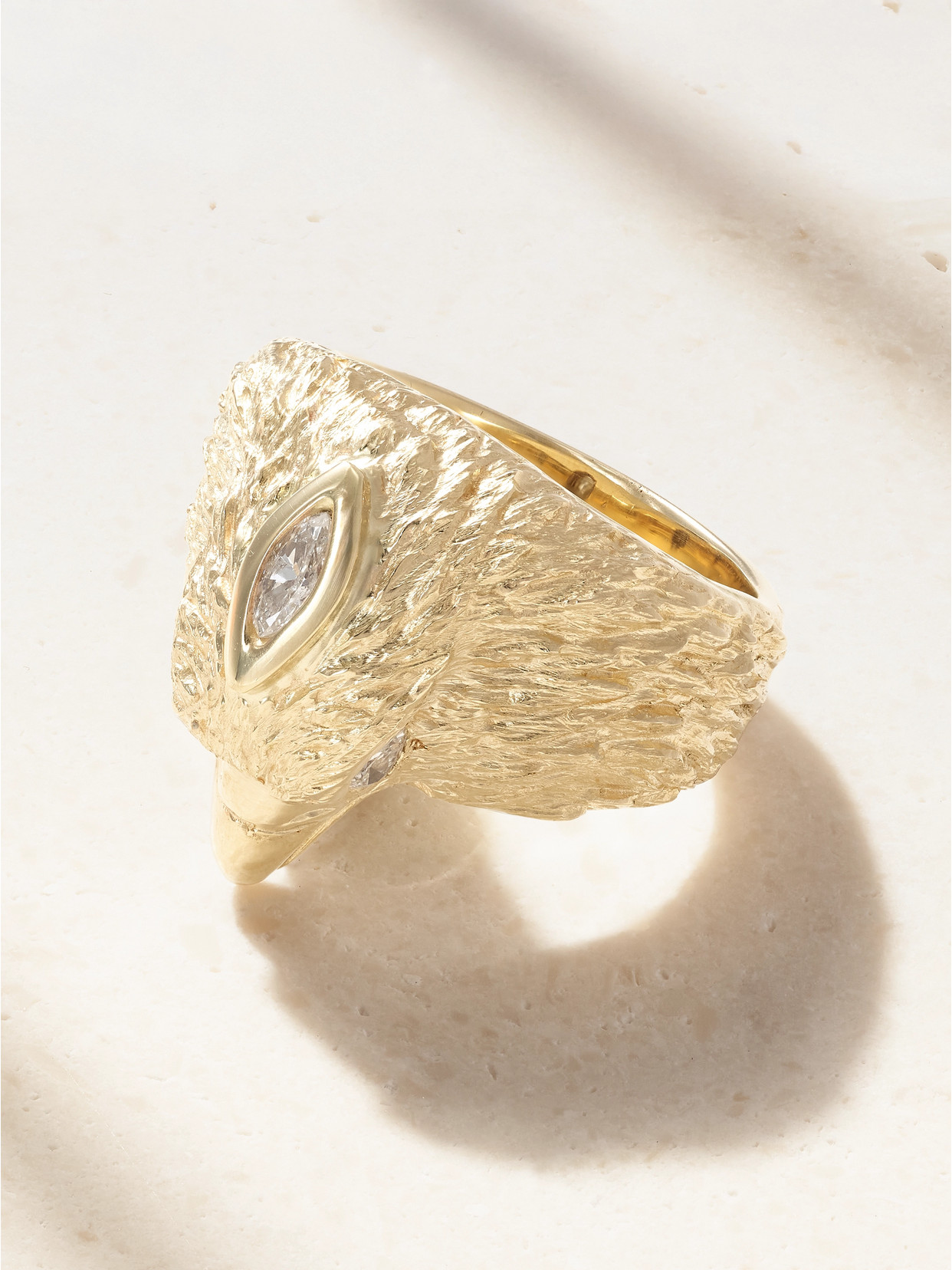 Jacquie Aiche 14-karat Gold Diamond Ring