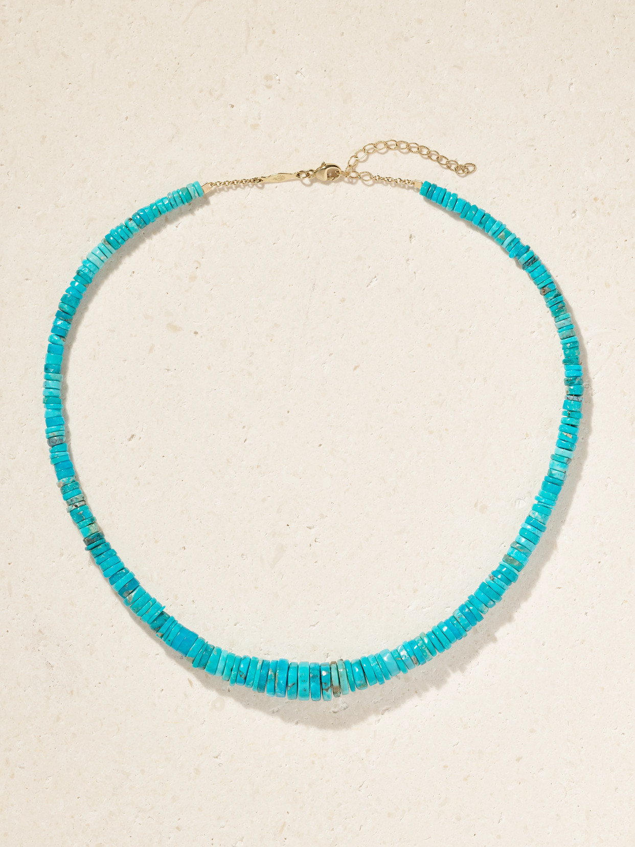 Jacquie Aiche 14-karat Gold Turquoise Necklace In Blue