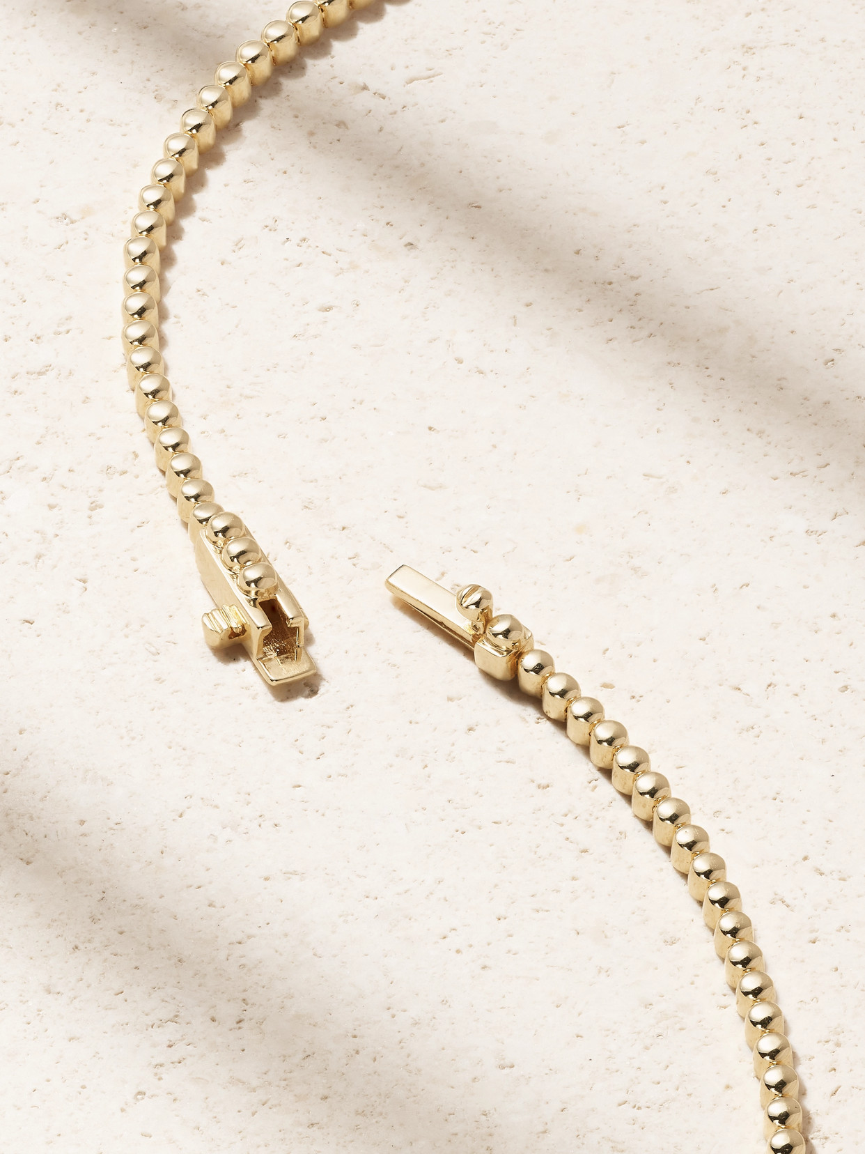 Anita Ko Vivi 18-karat Gold Diamond Necklace In Brown