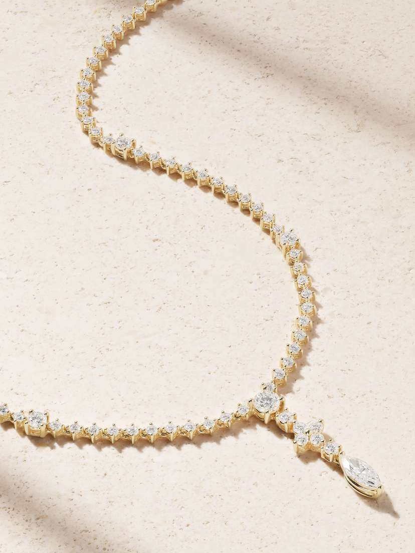 Anita Ko Vivi 18-karat Gold Diamond Necklace