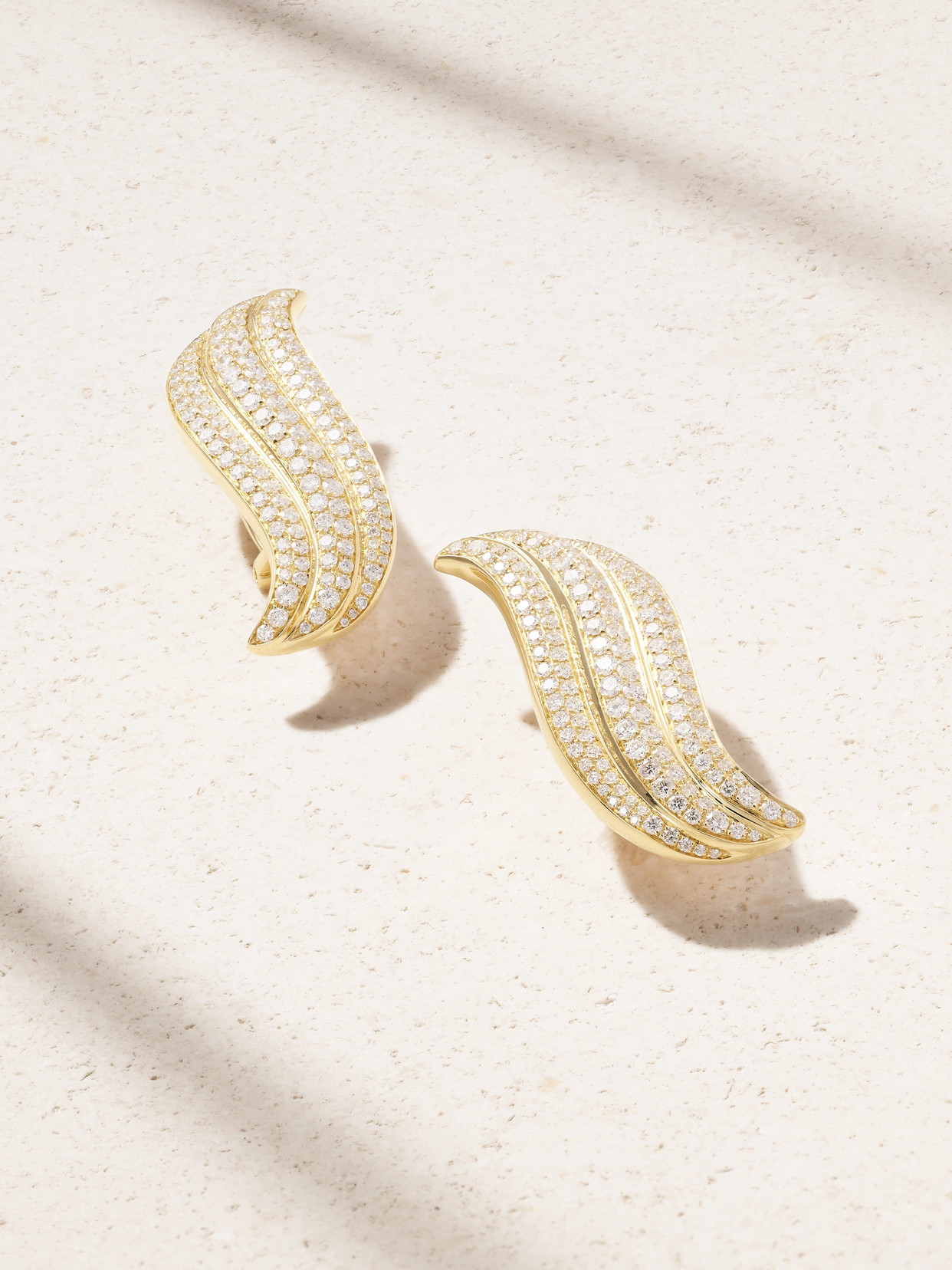 Anita Ko Celeste 18-karat Gold Diamond Earrings