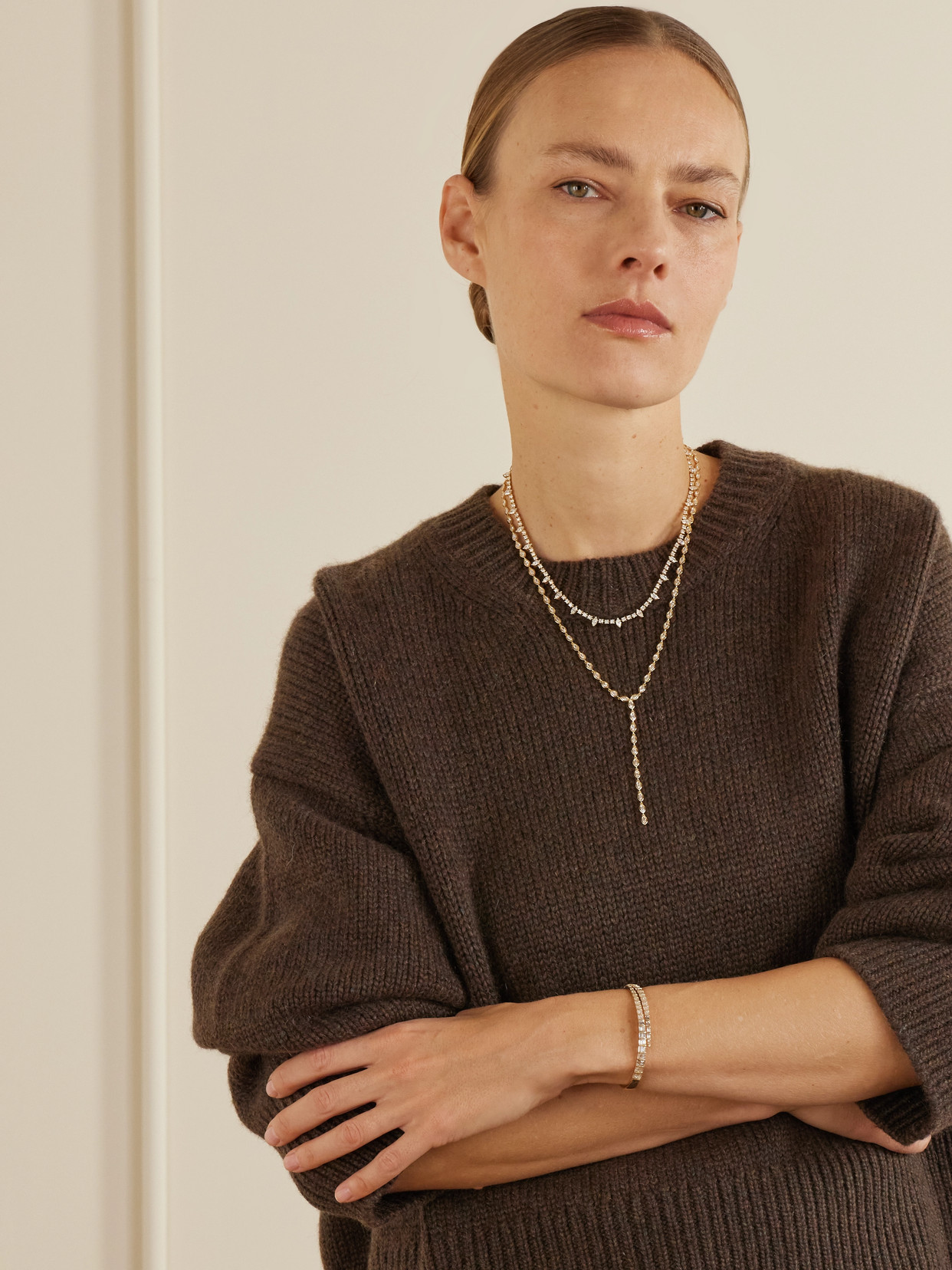 Anita Ko 18-karat Gold Diamond Necklace In Gold