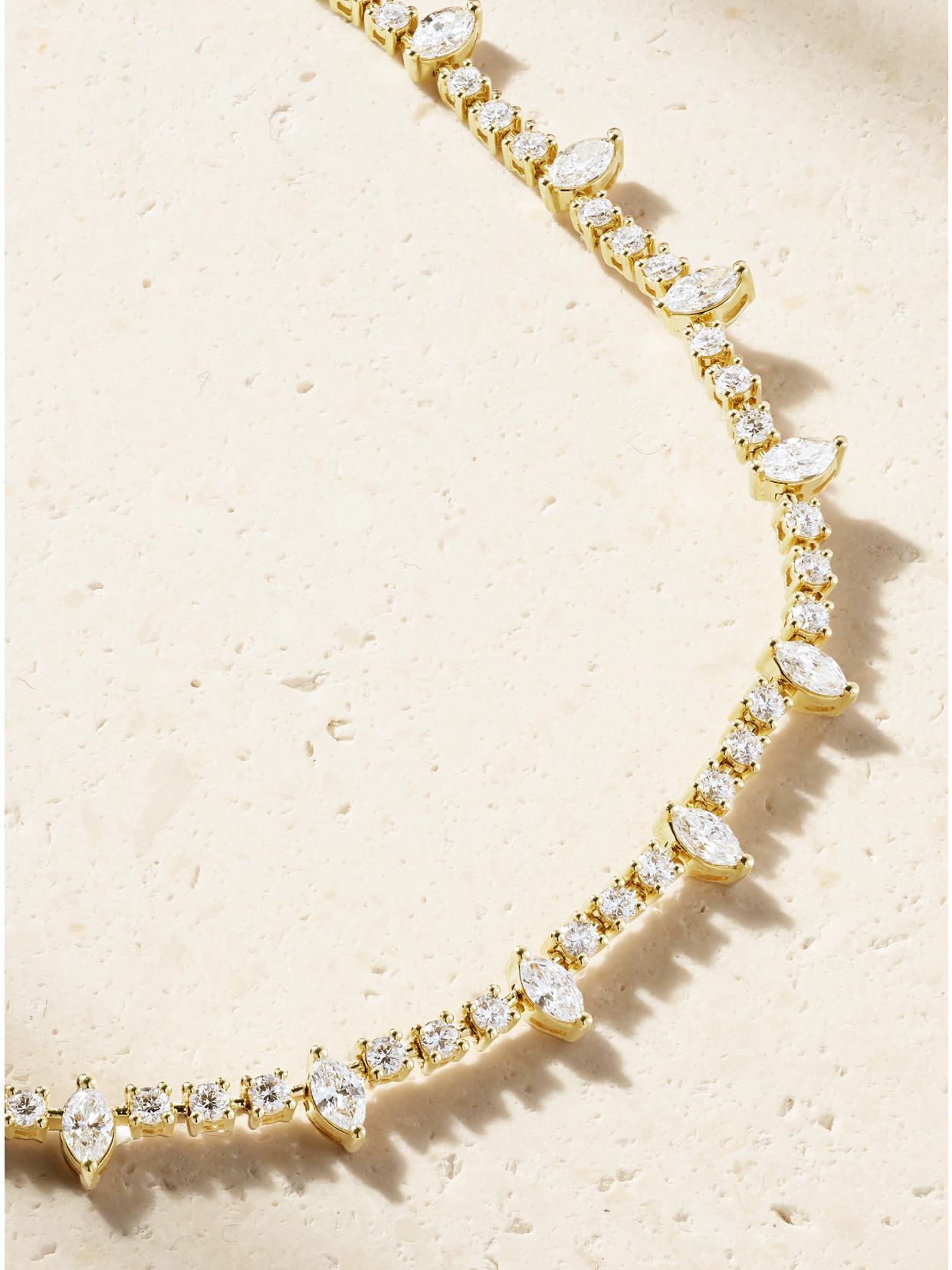 Anita Ko Yellow Gold And Diamond Dakota Necklace