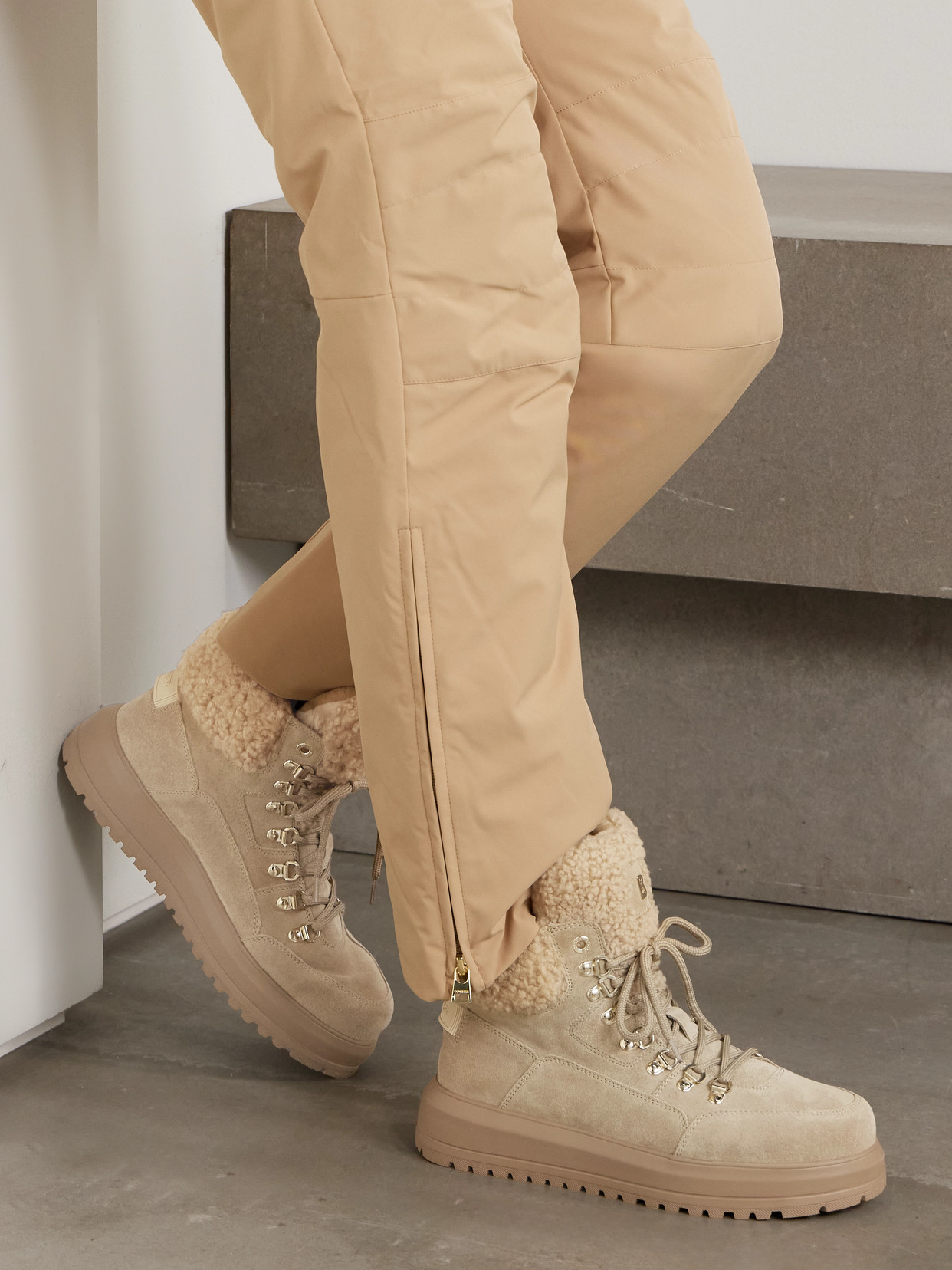 Antwerp Shearling-Lined Ankle Boots