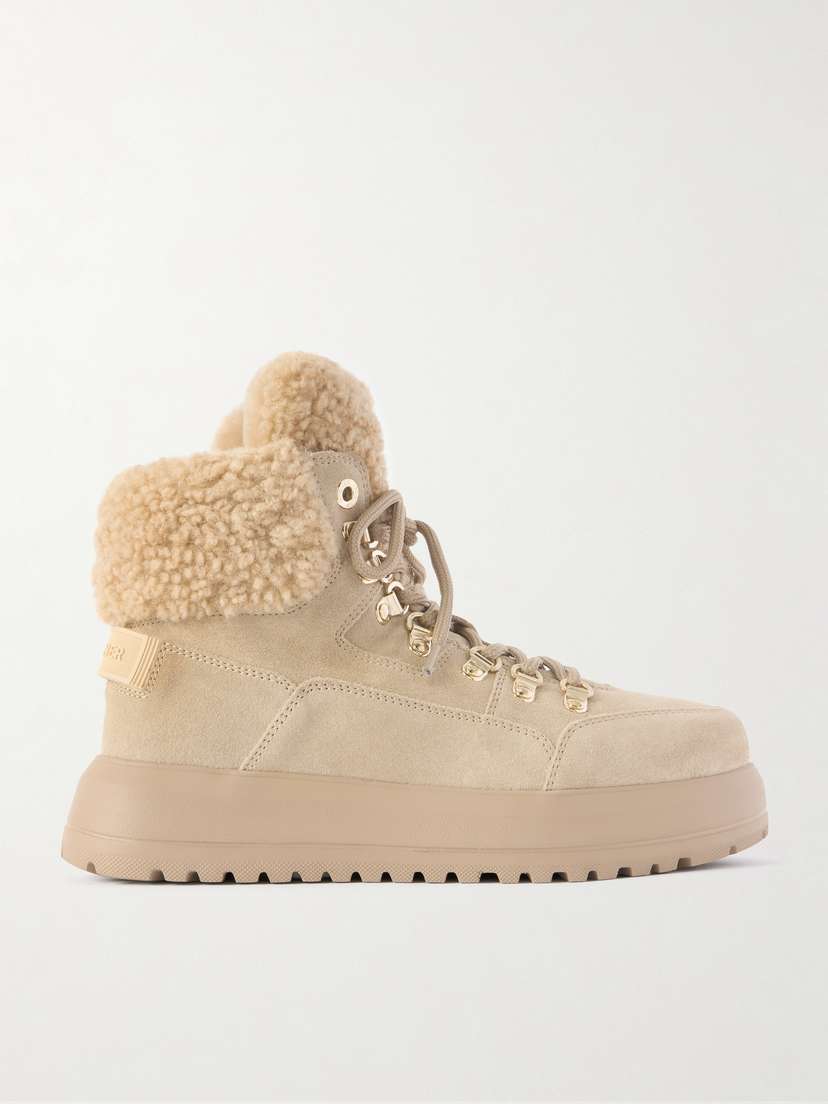 Bogner Antwerp Shearling-lined Suede Ankle Boots