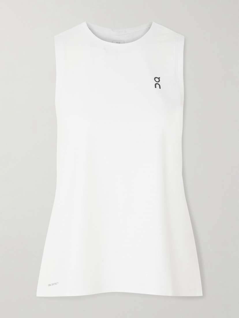 ON Court Cropped Printed Stretch Recycled-drytec™ Tank