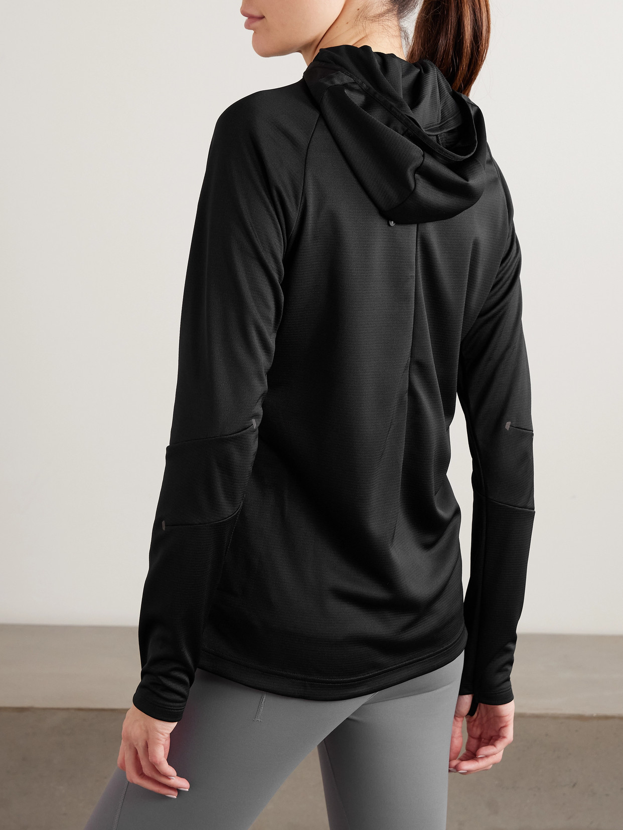 Climate Recycled Stretch-Jersey Hooded Jacket