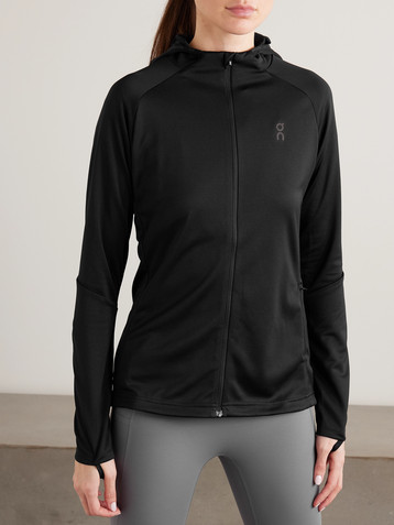 ON Climate recycled stretch-jersey hooded jacket
