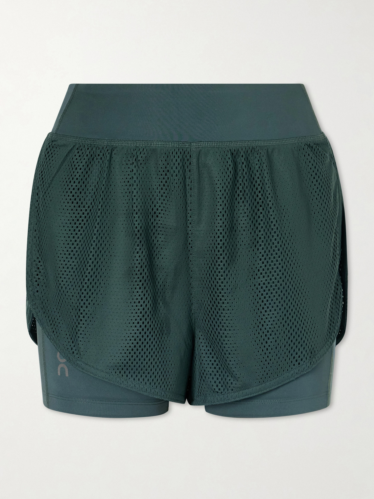 ON - Performance Training Stretch-mesh Shorts - Green