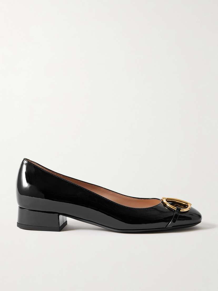 Gucci Horsebit-detailed Patent-leather Pumps